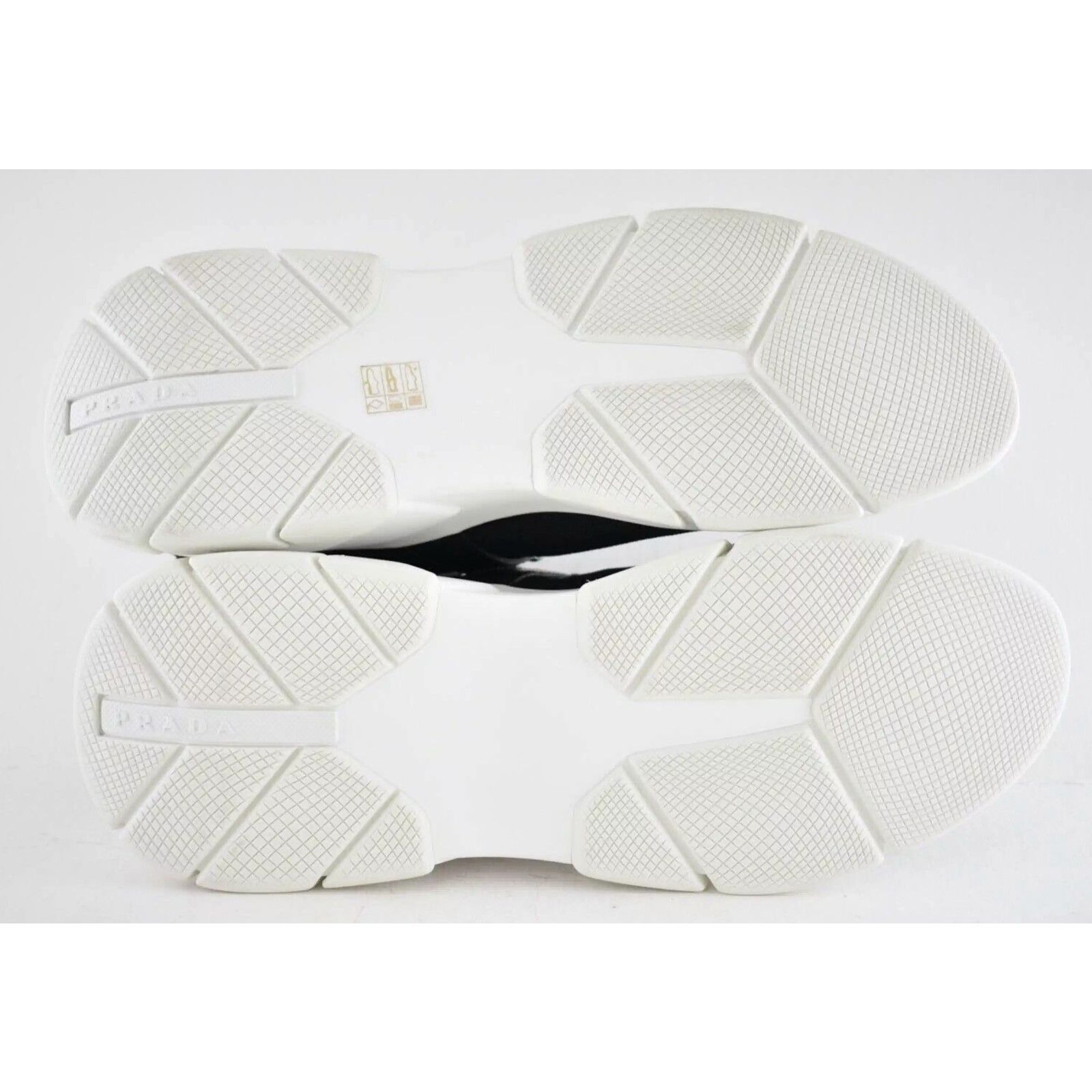 Prada Prada Mens XY Logo Sock Black White Knit Flat Trainer Size US 13 / EU 46 - 12 Thumbnail