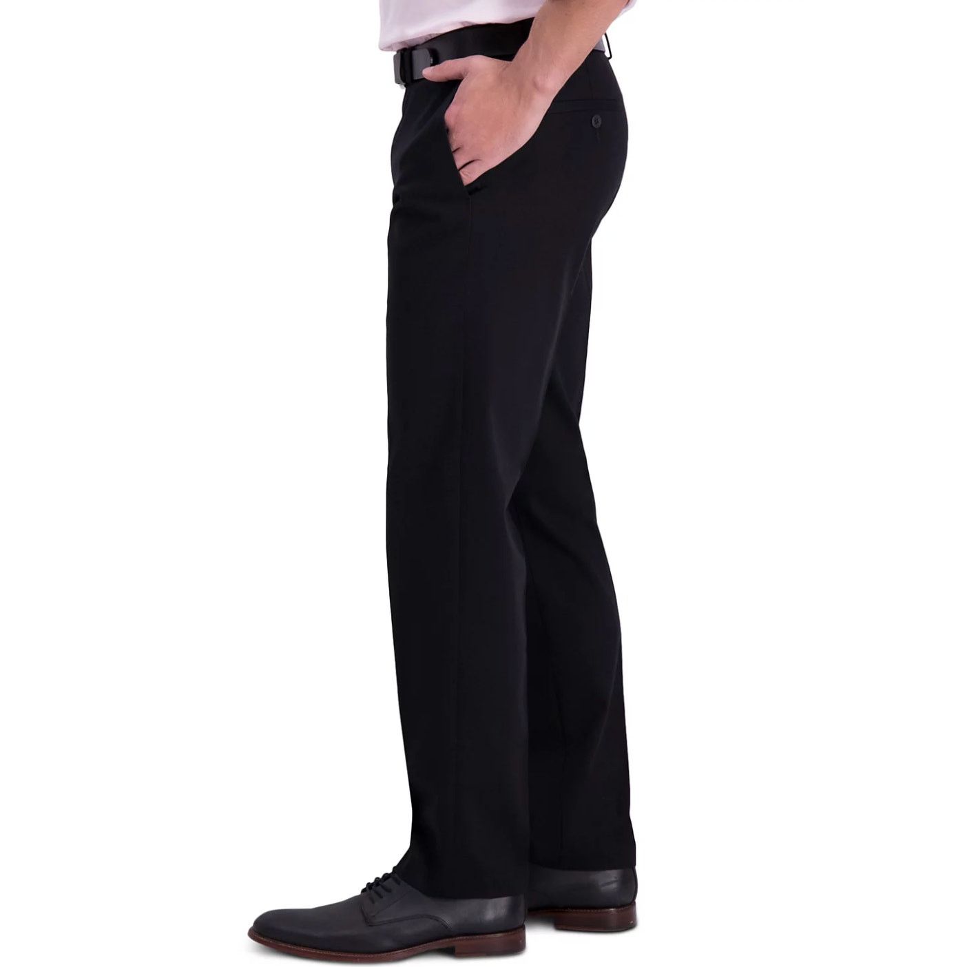 Haggar Haggar Mens Iron Free Premium Straight-Fit Flat-Front Pants Size US 34 / EU 50 - 3 Thumbnail
