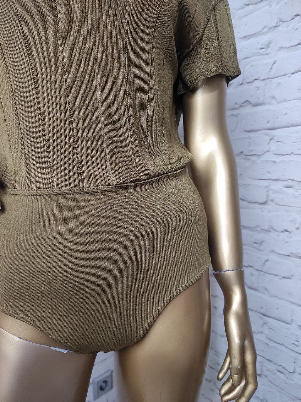 Alaia Azzedine Alaia Paris Vintage Runway 90s Bodysuit Icon Sz S Size S / US 4 / IT 40 - 3 Thumbnail