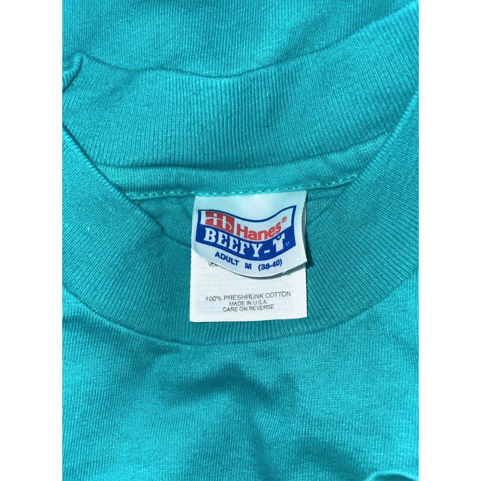 Hanes Hanes Beefy Adult M USA T-Shirt Blue Graphic Men M San Diego Zoo USA Shirt Mens Blue Size US M / EU 48-50 / 2 - 8 Thumbnail