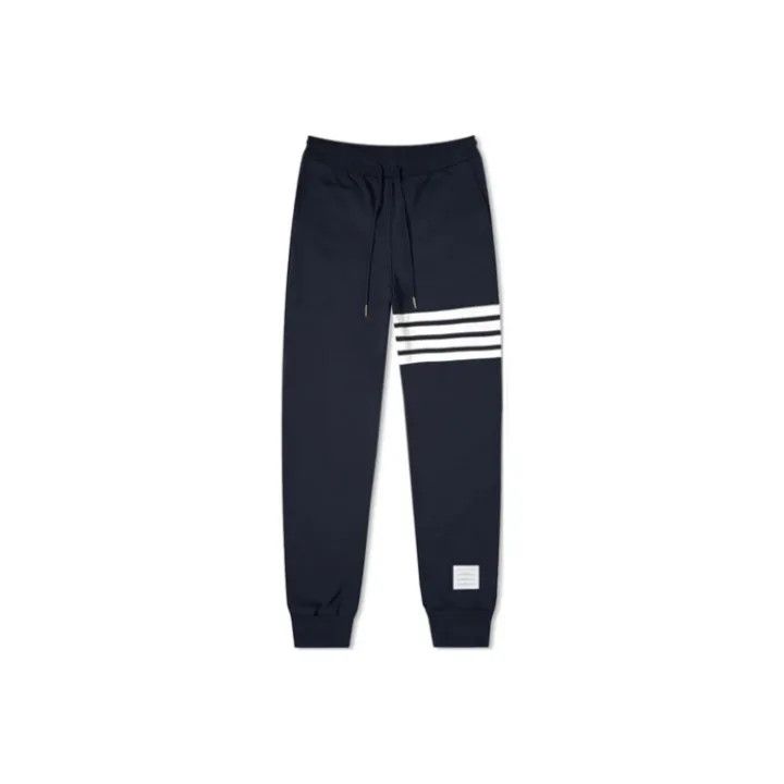Thom Browne Thom Browne Classic Striped Sweatpants for Men 0079 Size US 26 / EU 42 - 1 Thumbnail