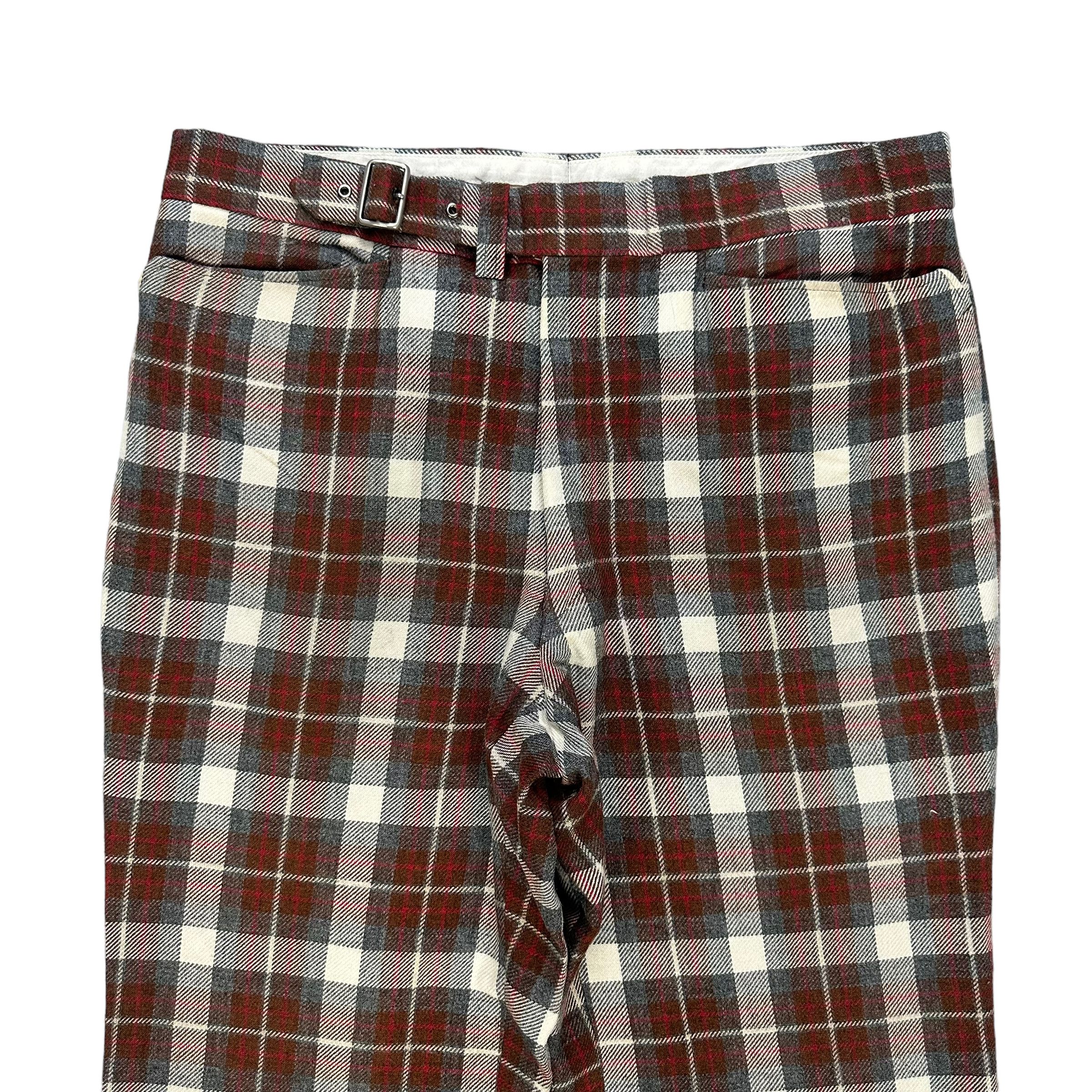 Dunlop DUNLOP CHECKED VINTAGE TROUSERS / CASUAL PANT #8007-71 Size US 33 - 2 Thumbnail