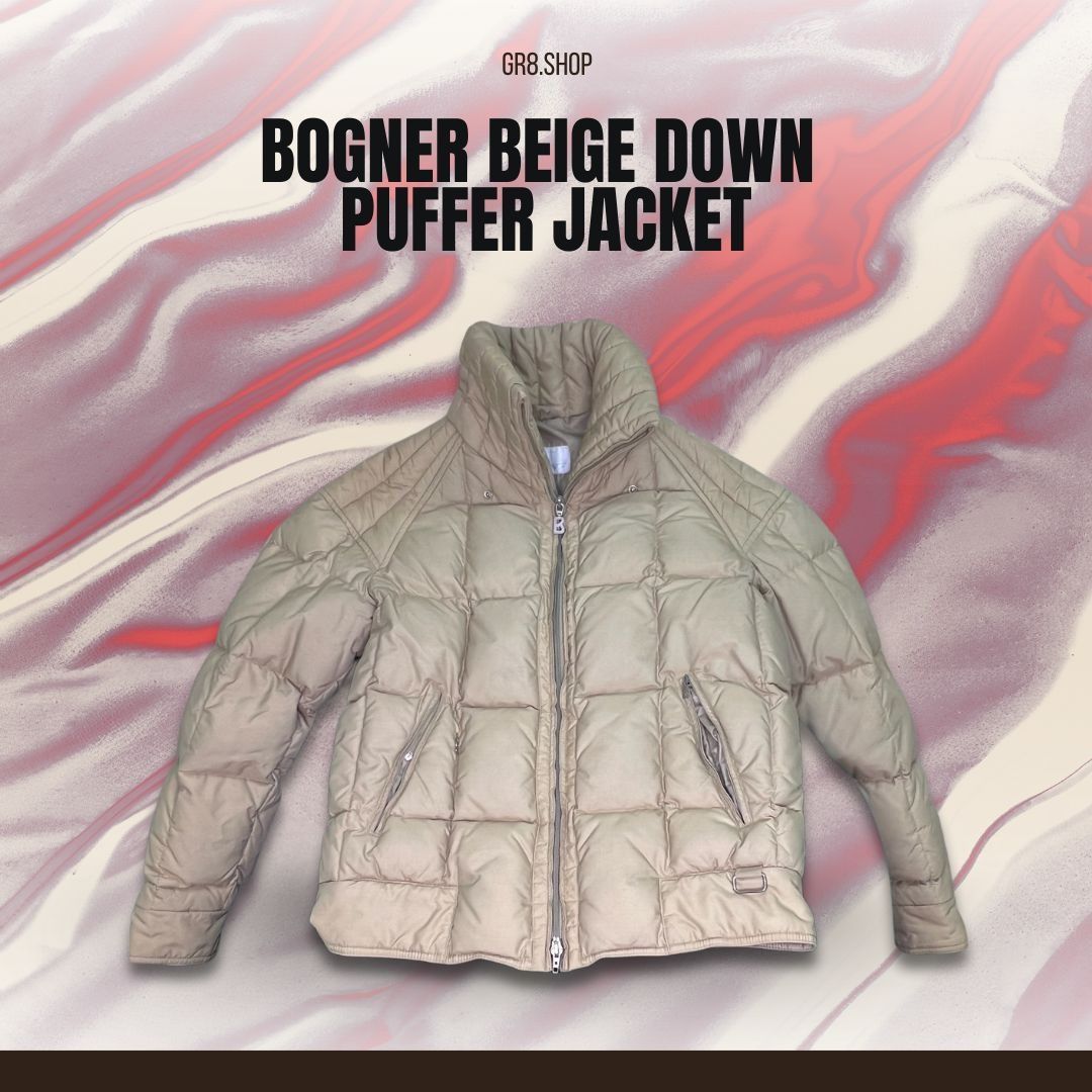 Bogner Bogner Beige Down Puffer Jacket Womens Size S Winter Warmth Size S / US 4 / IT 40 - 1 Thumbnail