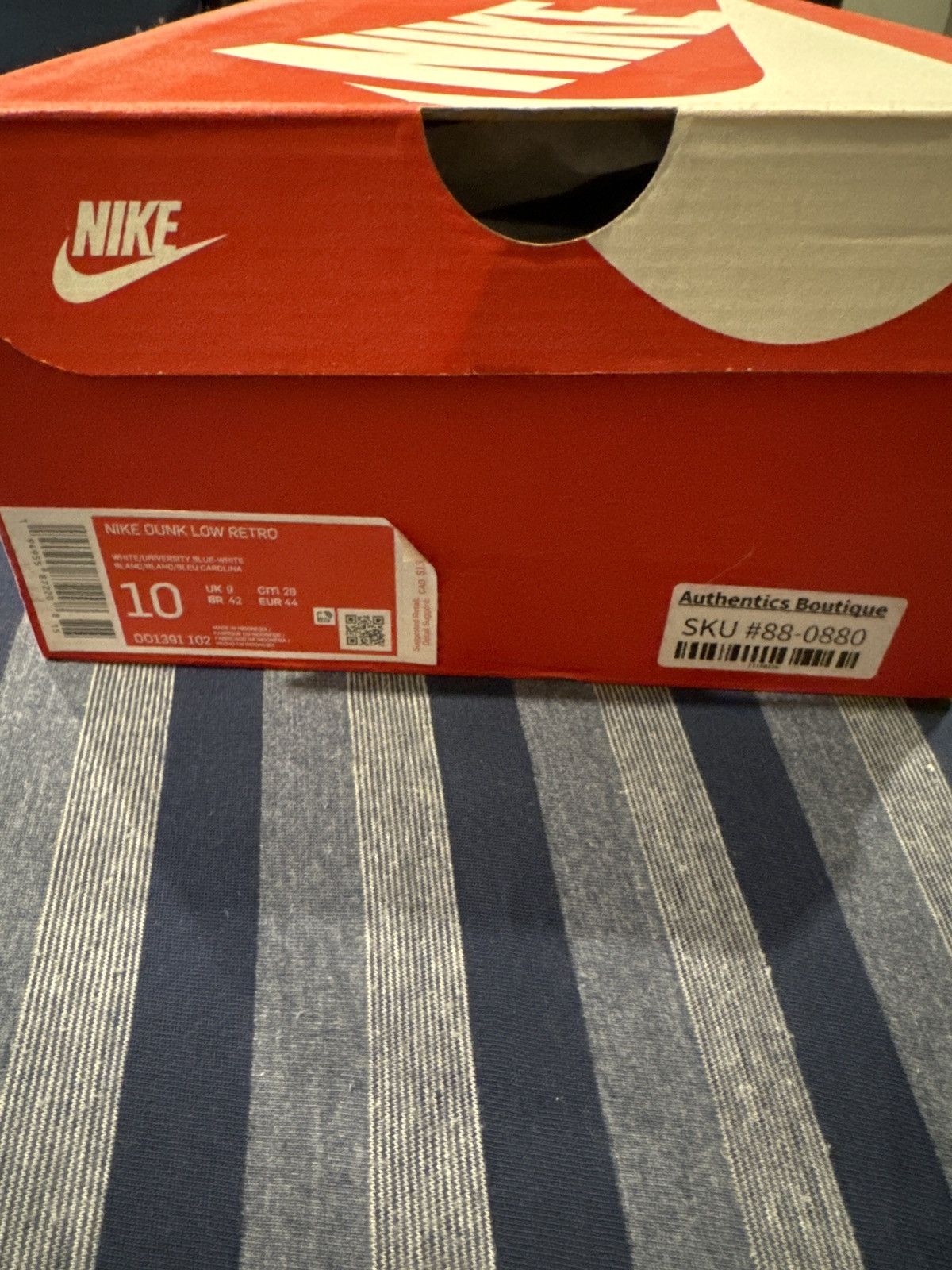 Nike University Blue Dunk Low Size US 10 / EU 43 - 7 Thumbnail