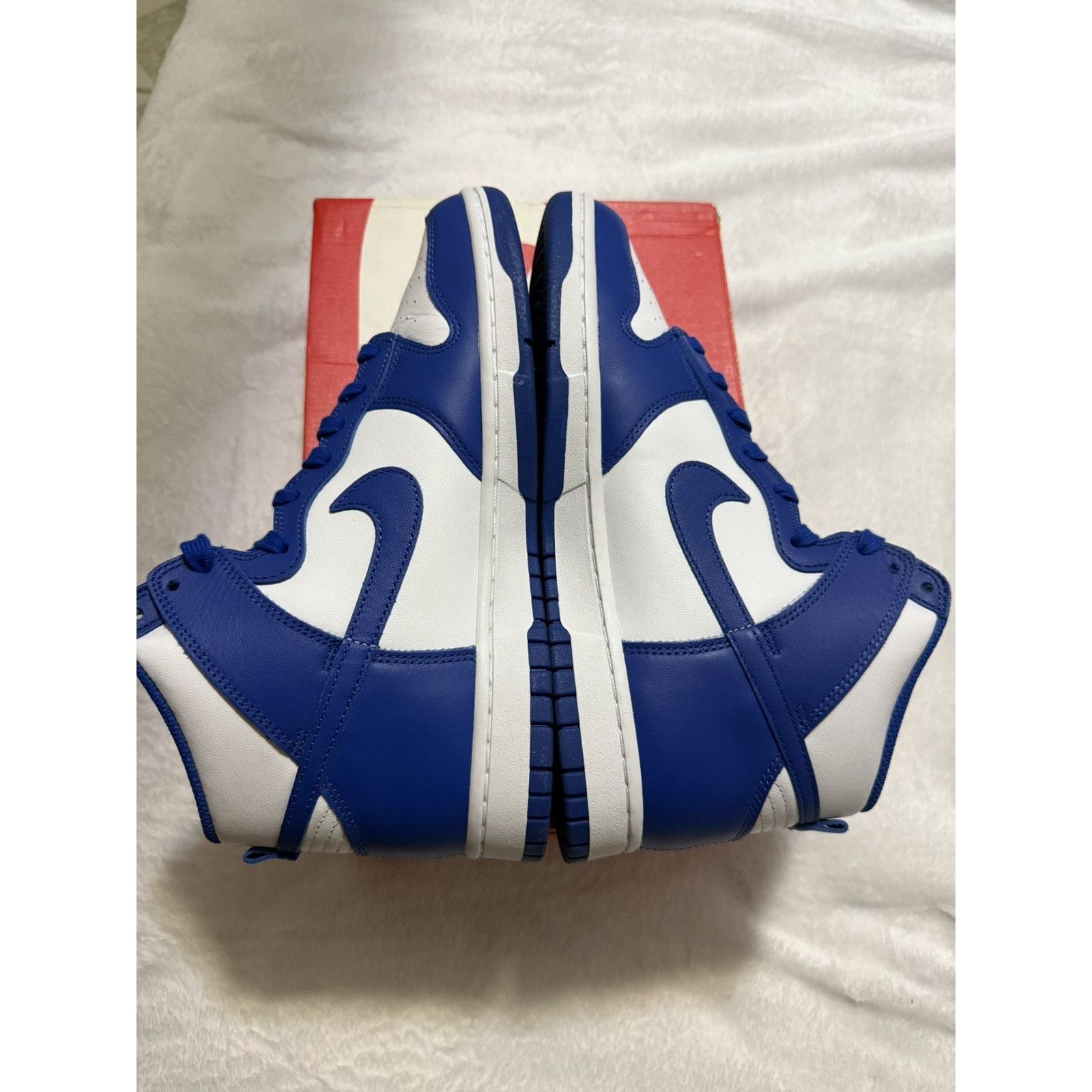 Nike Nike Dunk Hi Retro Kentucky White Game Royal Size 9.5 Size US 9.5 / EU 42-43 - 4 Thumbnail