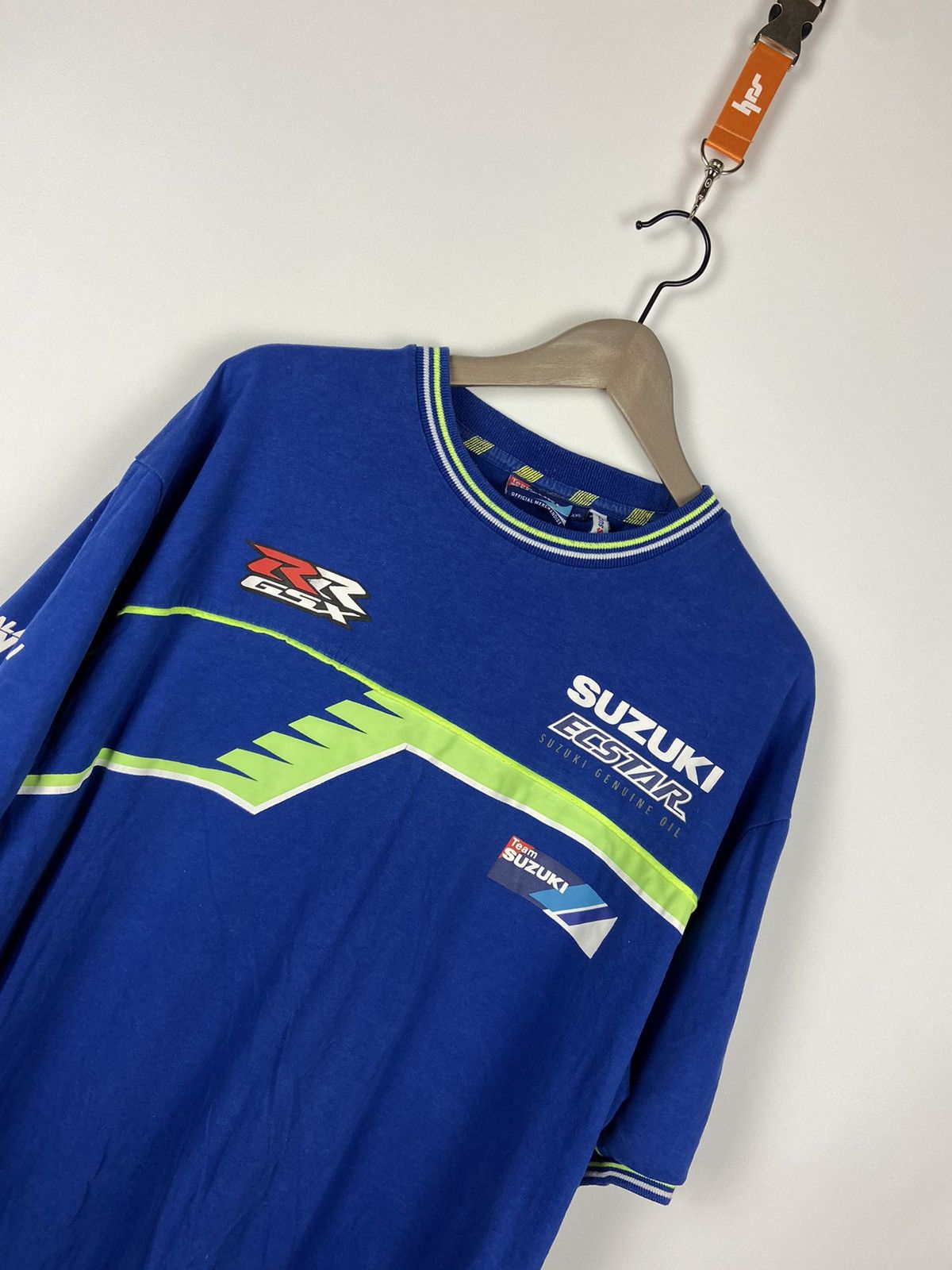 Vintage Team Suzuki Ecstar Official Merchandise Men’s Blue T-Shirt Size US XXL / EU 58 / 5 - 11 Thumbnail