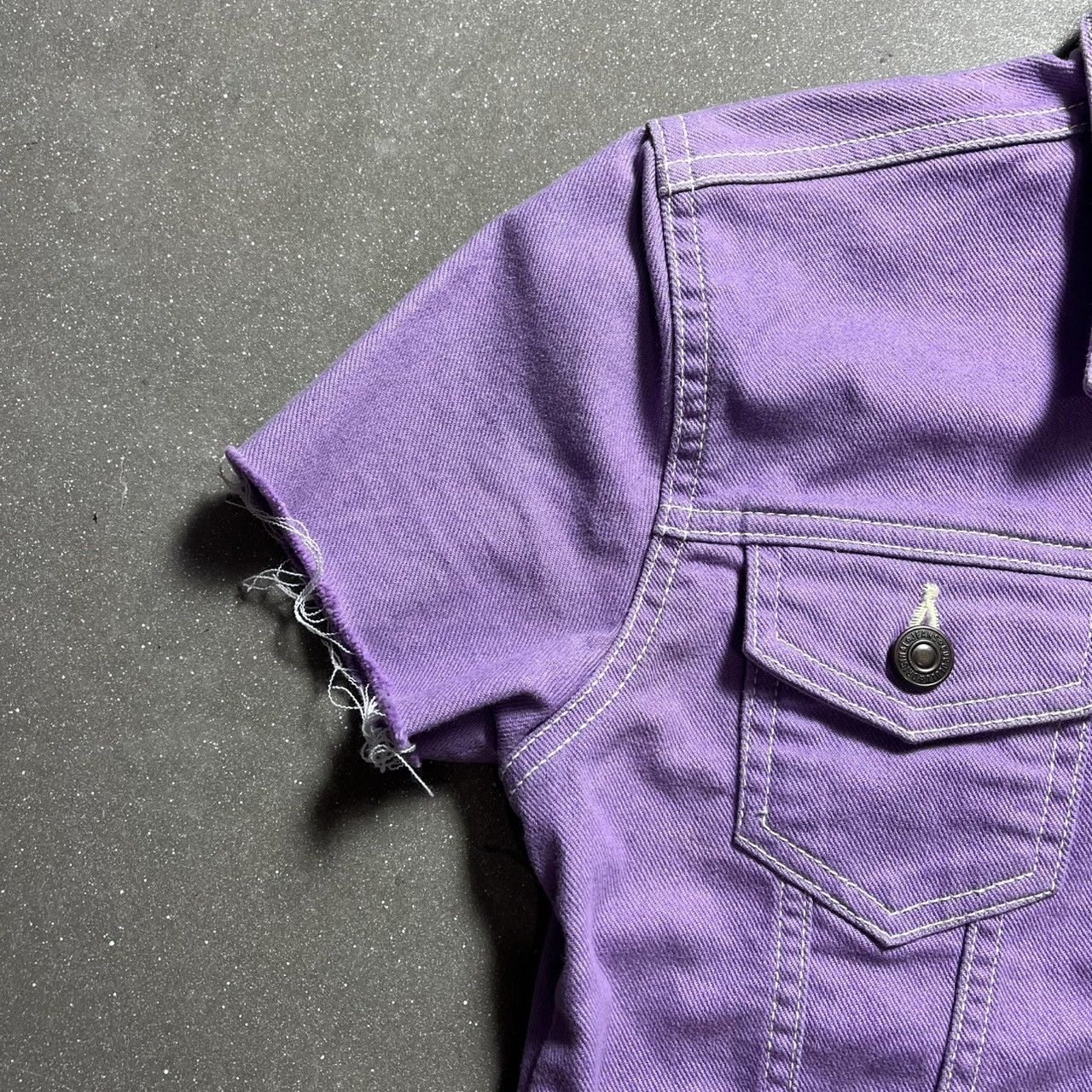 Japanese Brand Cocolulu Japanese Brand Purple Denim Jacket Size M / US 6-8 / IT 42-44 - 3 Thumbnail