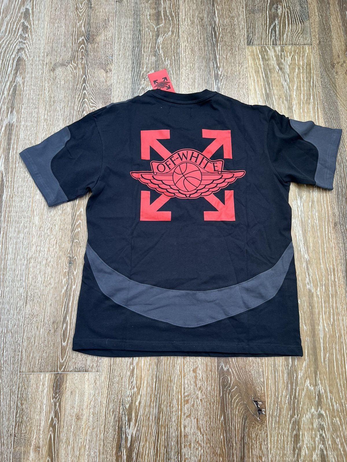 Jordan Brand × Off-White Off-White Jordan Tee Size US S / EU 44-46 / 1 - 2 Thumbnail