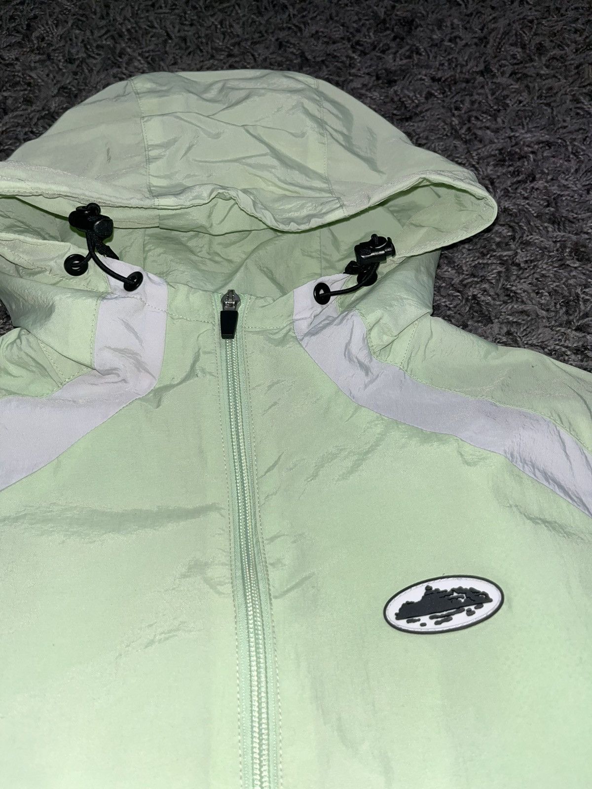 CORTEIZ SPRING NYLON GORPCORE JACKET MINT COLOR SIZE S