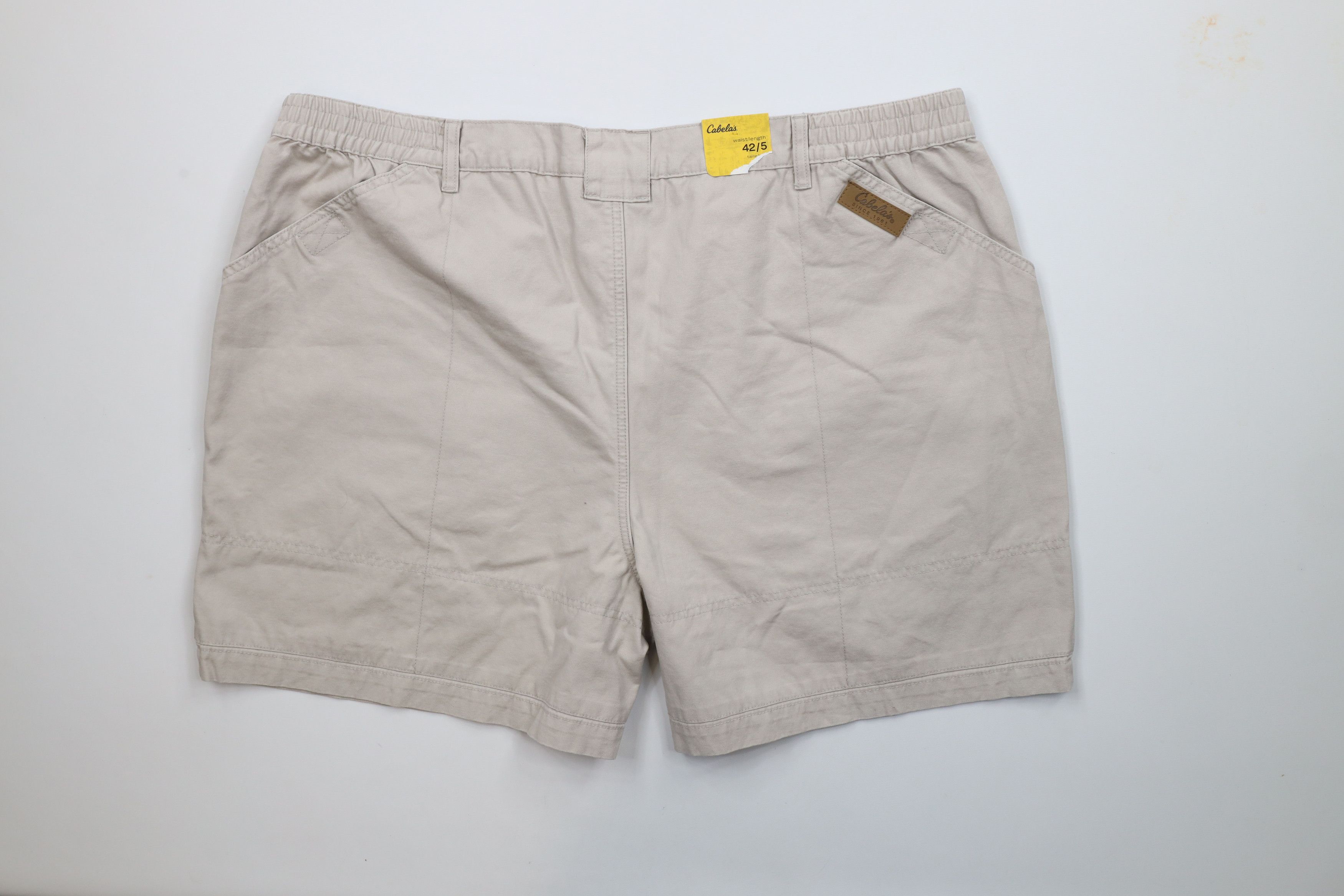 Cabelas × Vintage Deadstock Vintage Cabelas 5 Pocket Hiking Trail Shorts Beige Size US 42 / EU 58 - 7 Thumbnail
