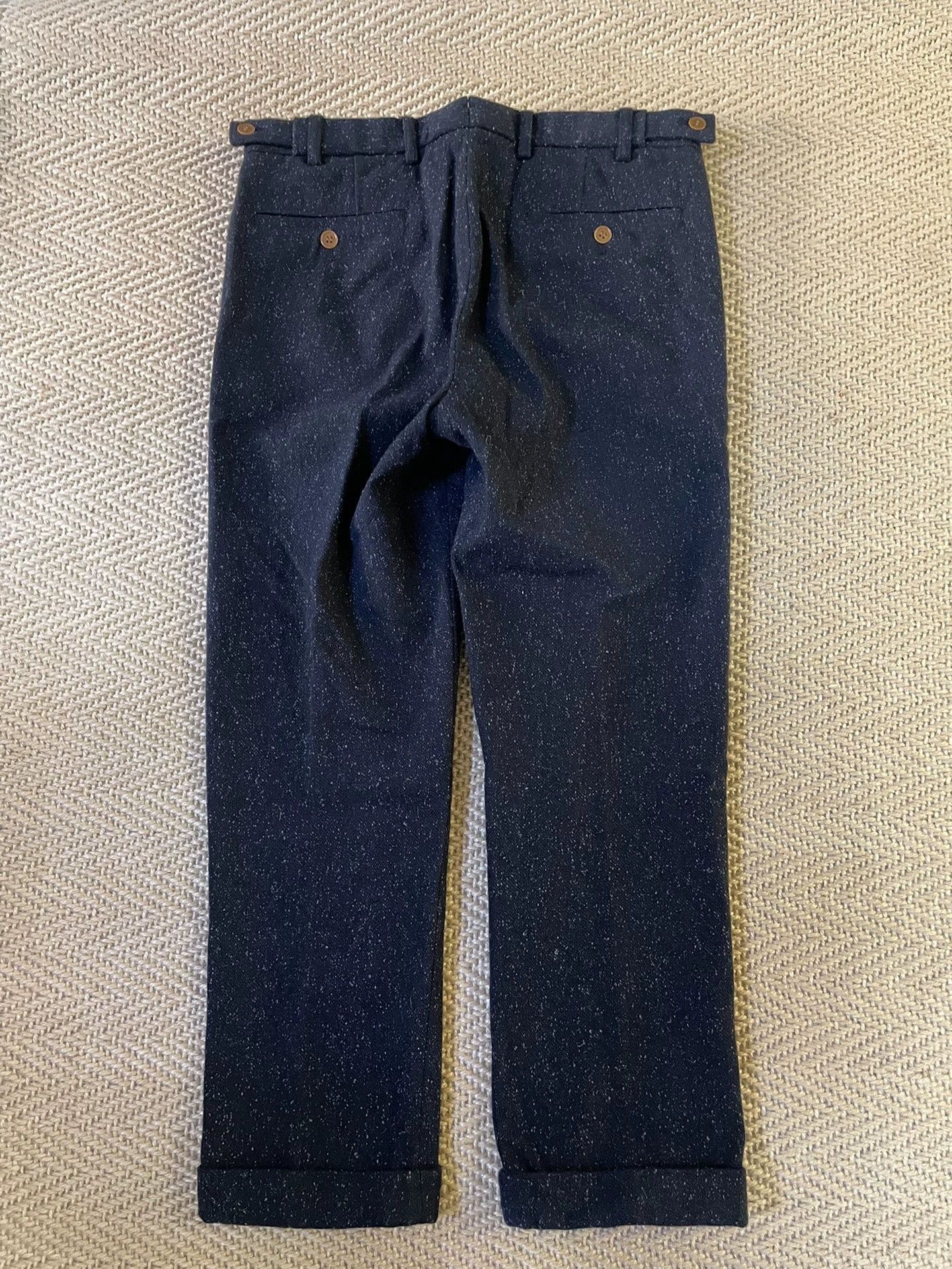 Visvim VISVIM CORNELL SLACKS 9 MELANGE WOOL 14FW BLACK 2 Size US 32 / EU 48 - 2 Thumbnail