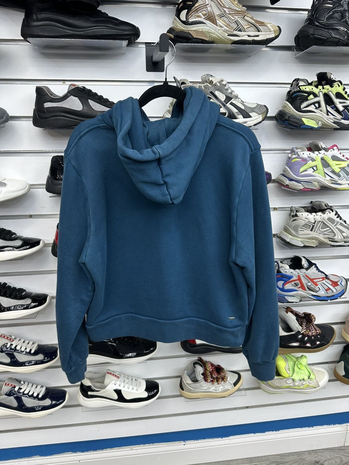 Amiri Amiri Teal Logo Hoodie Size US XS / EU 42 / 0 - 3 Thumbnail