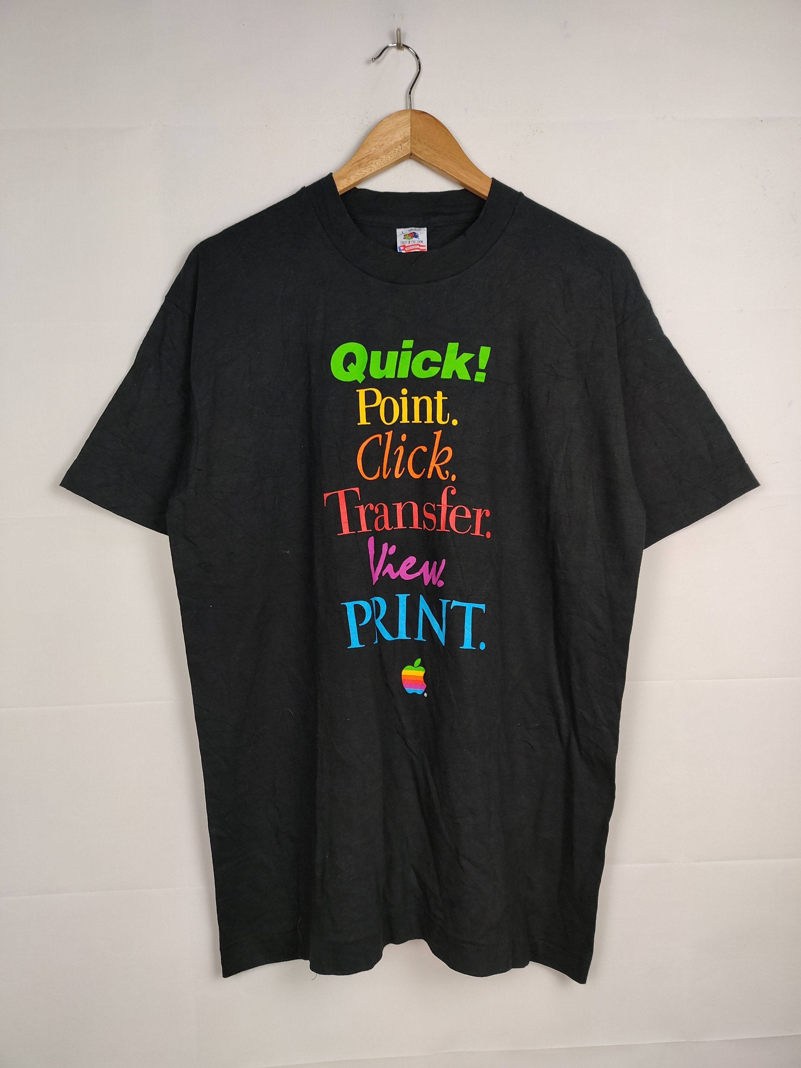Apple × Vintage Vintage 90s Apple Shirt | Grailed