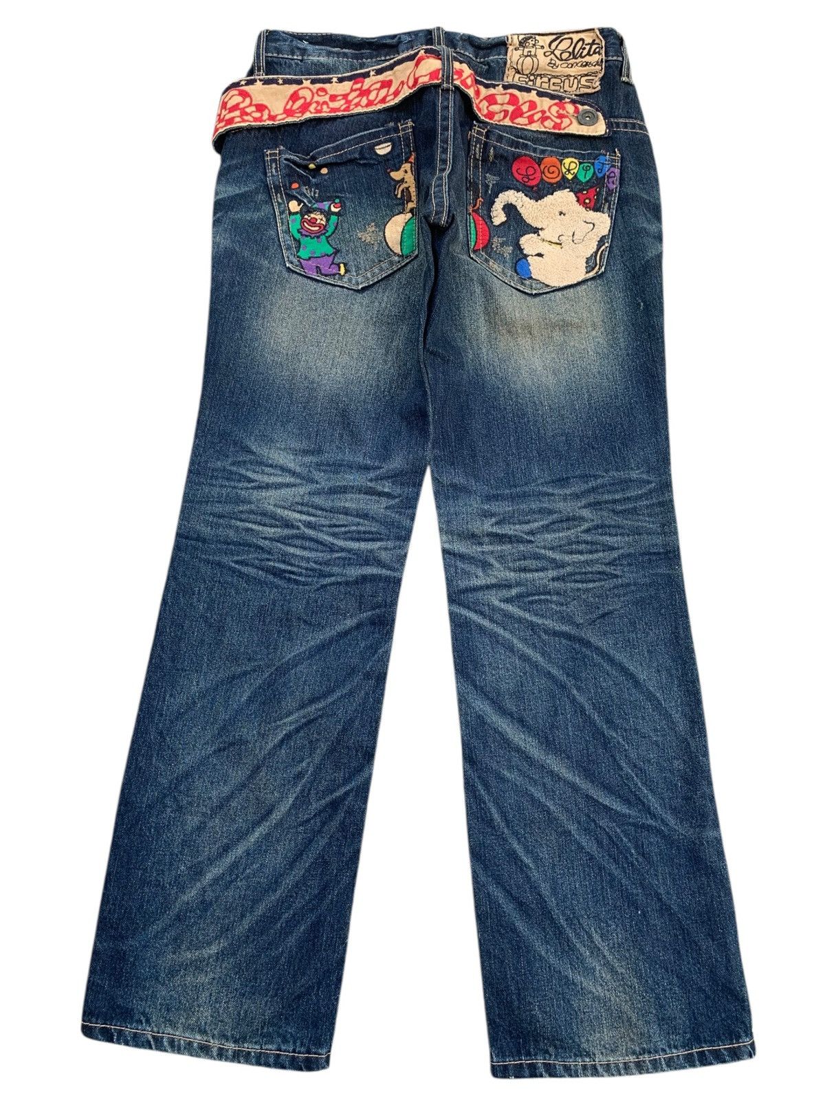 14th Addiction RARE💥 Yoshitomo Nara Lolita Circus Rusty Japanese Denim Size US 30 / EU 46 - 1 Thumbnail