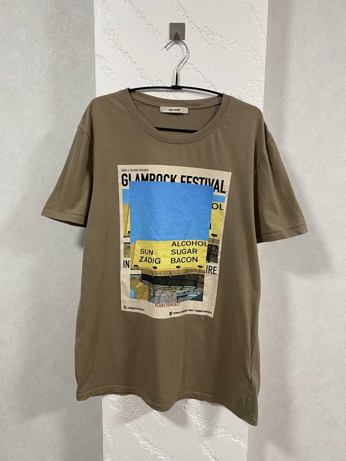 Tシャツ・カットソー ZADIG  VOLTAIRE Men T Shirts JMTS01661 300 Green Zadig & Voltaire ZADIG & VOLTAIRE Men T-Shirts JMTS01661 300