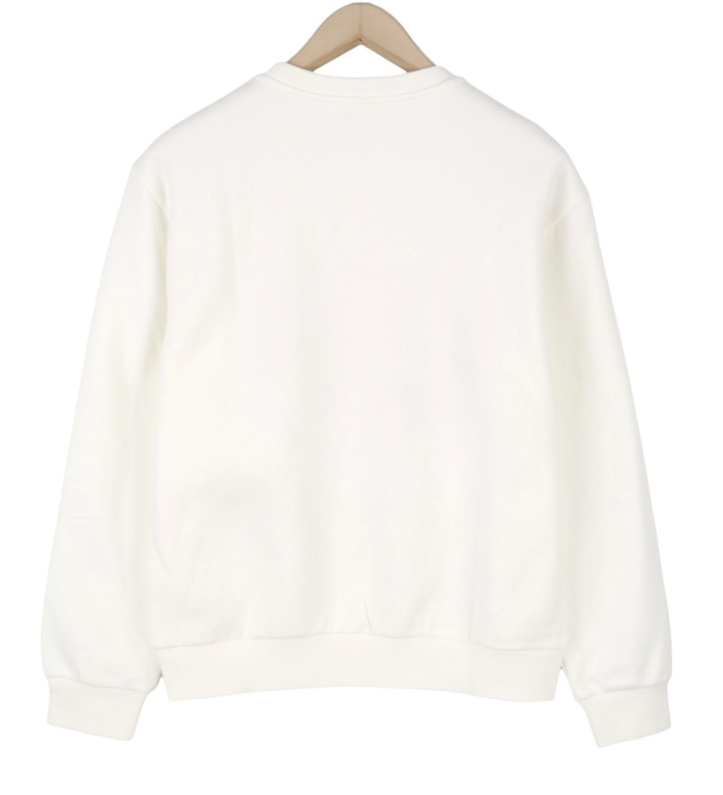 Desigual MAKER S White Glitter Embroidered Sweatshirt 88763 Size S / US 4 / IT 40 - 4 Thumbnail