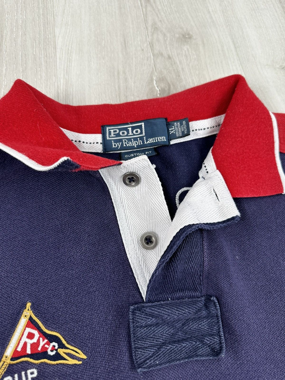 Vintage Polo Ralph Lauren GBR Great Britain Logo Chief Keef Style Size US XL / EU 56 / 4 - 5 Thumbnail