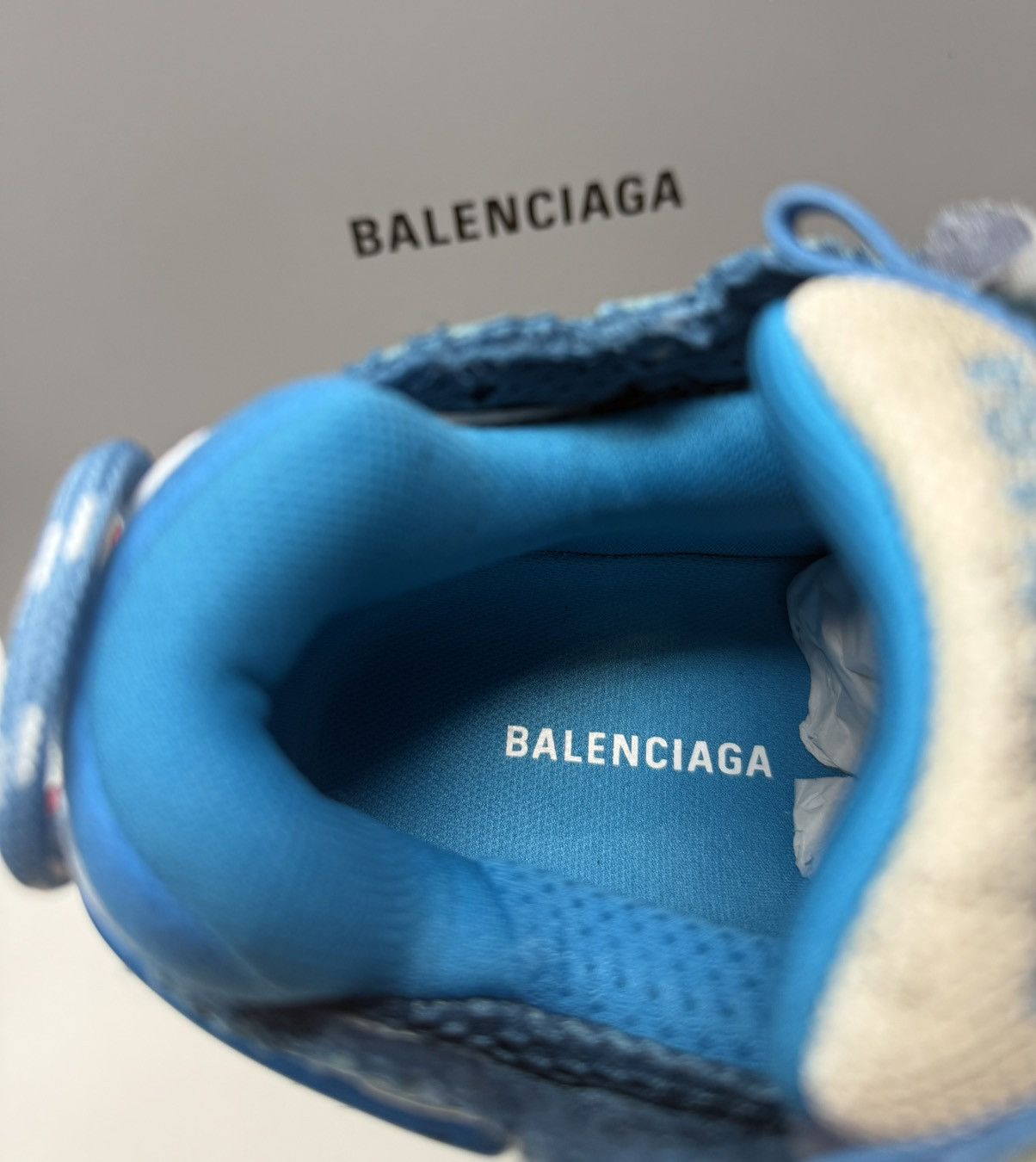 Balenciaga Balenciaga Marathon Runner Sneaker Blue Unreleased Demna Size US 7 / EU 40 - 8 Thumbnail