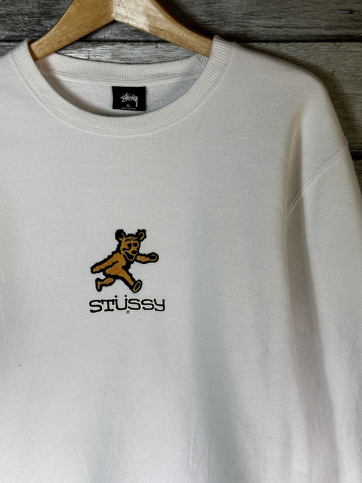 Stussy Stussy bear sweatshirt with embroided logo Size US XL / EU 56 / 4 - 2 Thumbnail