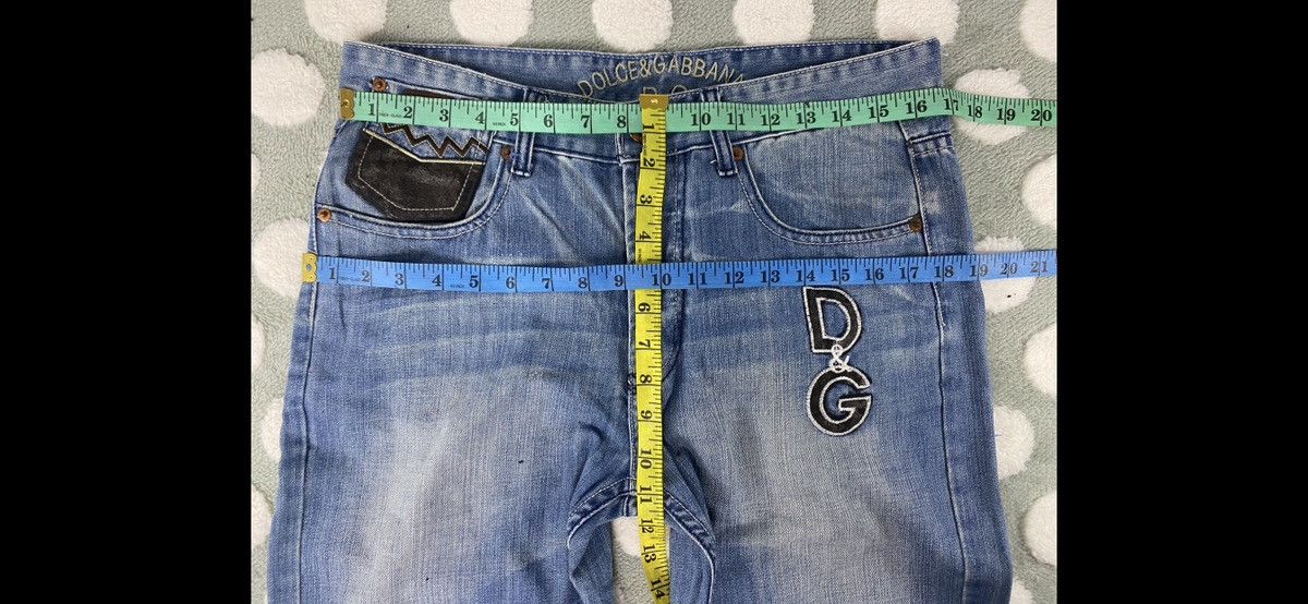 Dolce & Gabbana VINTAGE Y2K-era DOLCE &GABBANA JEANS BUTTONFLY Size US 34 / EU 50 - 4 Thumbnail