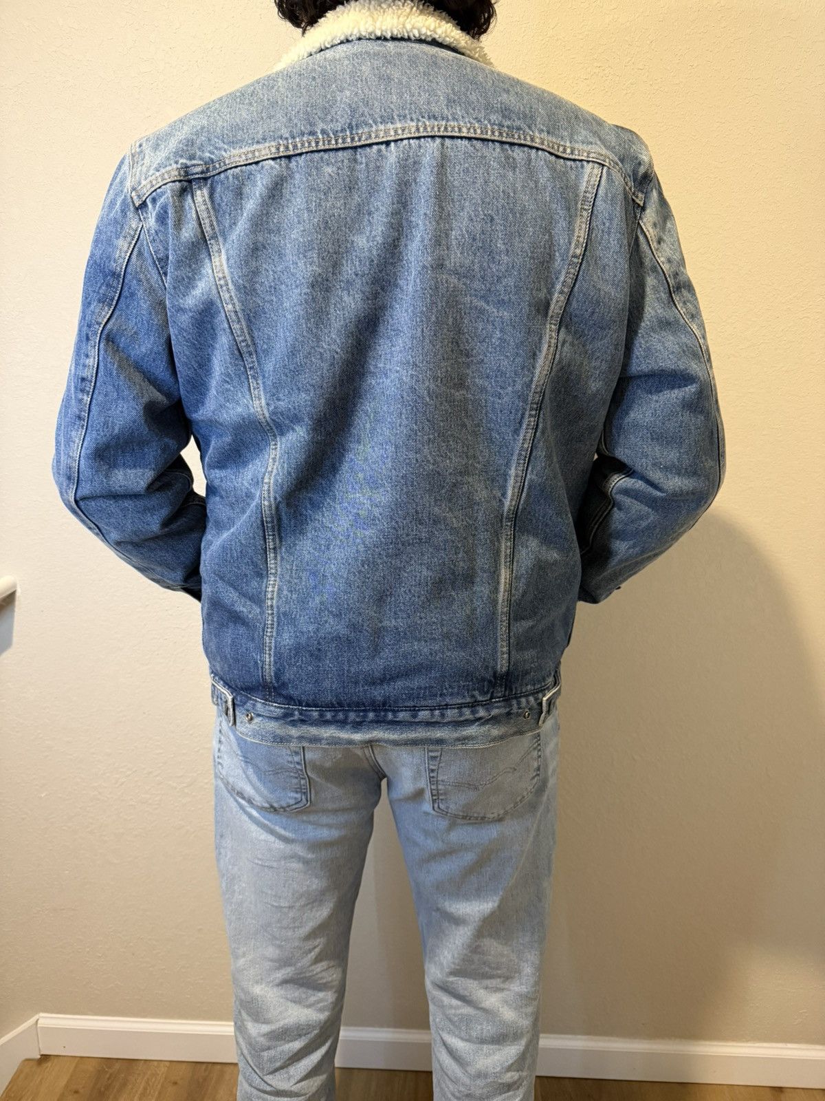 Levi's Vintage Clothing Levi’s Sherpa lined Denim jacket Size US XL / EU 56 / 4 - 5 Thumbnail