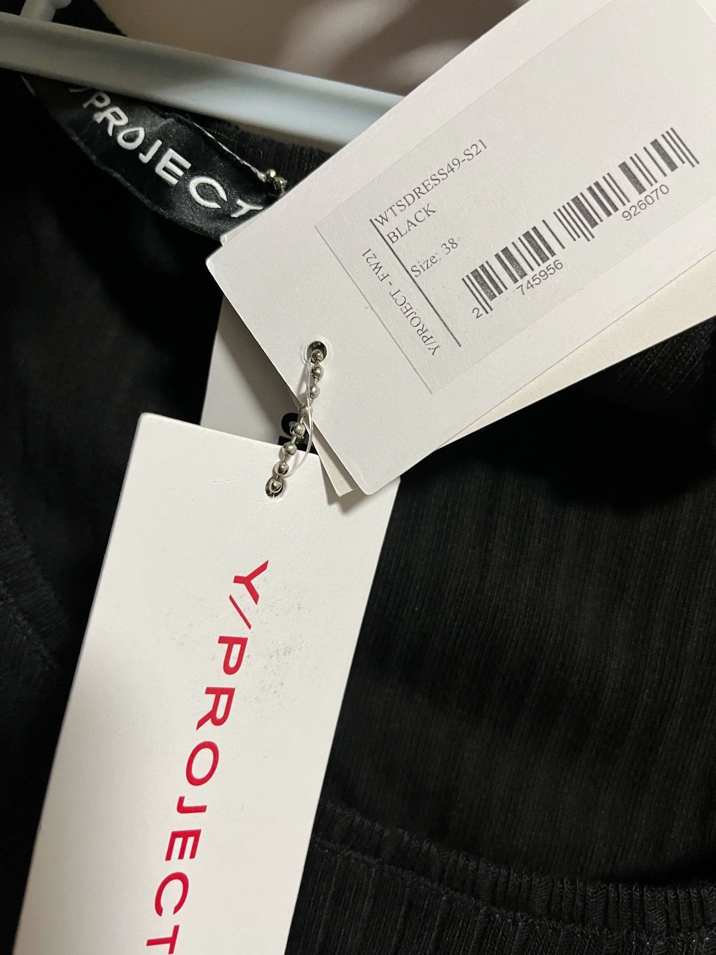 Yohji Yamamoto Y/project Irregular Multi-Way Dress 38 Oversized New w/Tags Size XS / US 0-2 / IT 36-38 - 4 Thumbnail