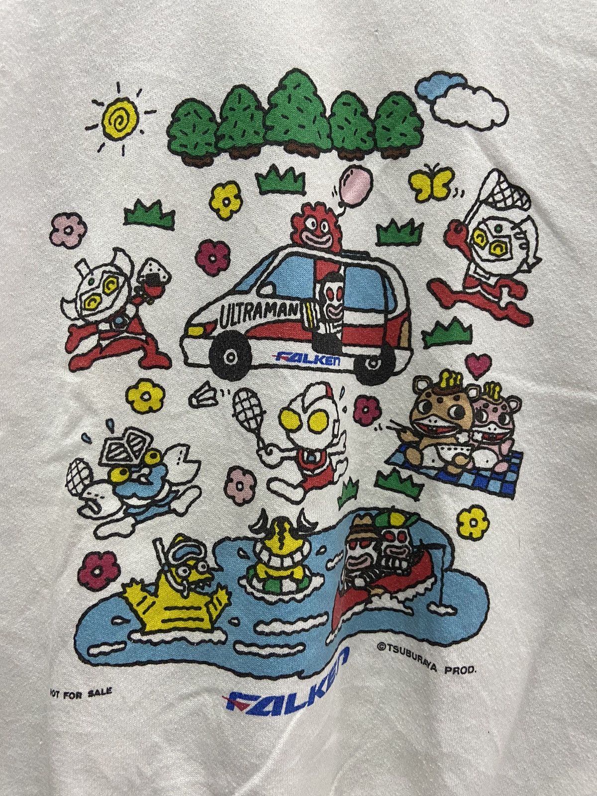Japanese Brand FALKEN X ULTRAMAN TSUBURAYA PRODUCTION SWEATSHIRT Size US L / EU 52-54 / 3 - 3 Thumbnail
