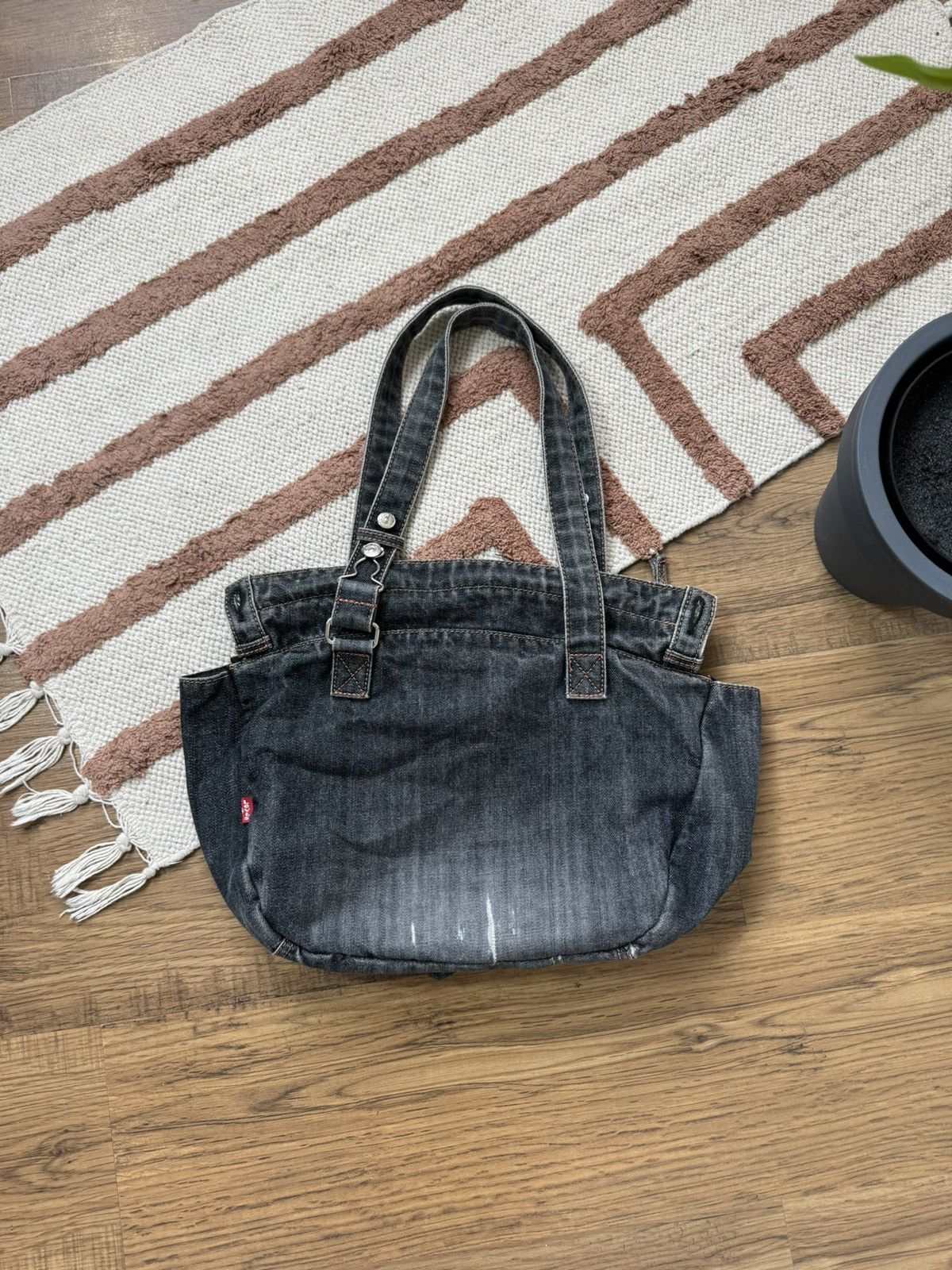 Levi's VINTAGE LEVI’S WASHED GREY DENIM BAG Size ONE SIZE - 5 Thumbnail