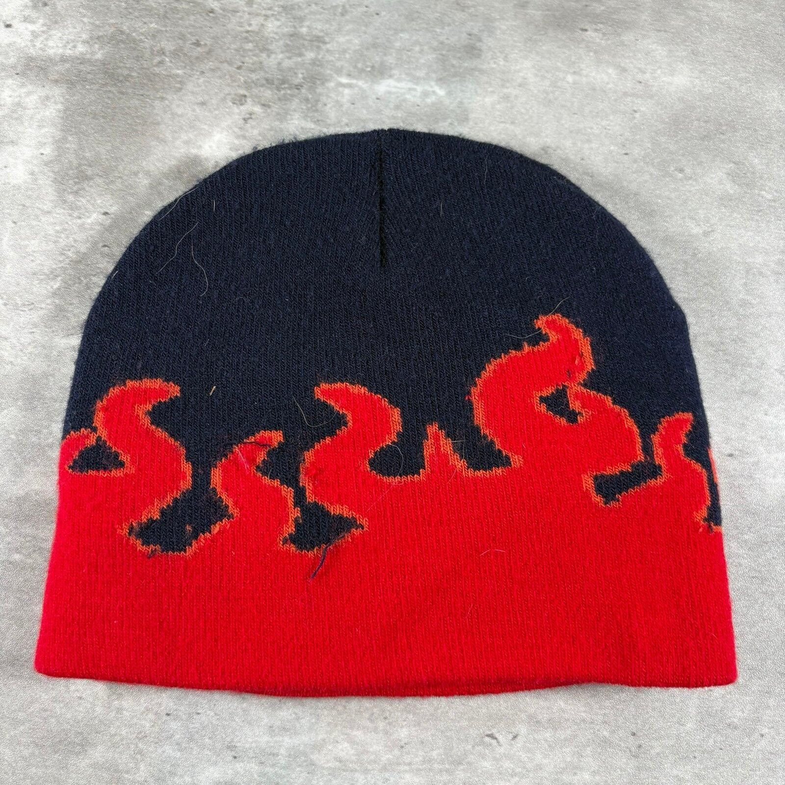 JNCO Vintage Y2K Flames Beanie Size ONE SIZE - 1 Thumbnail