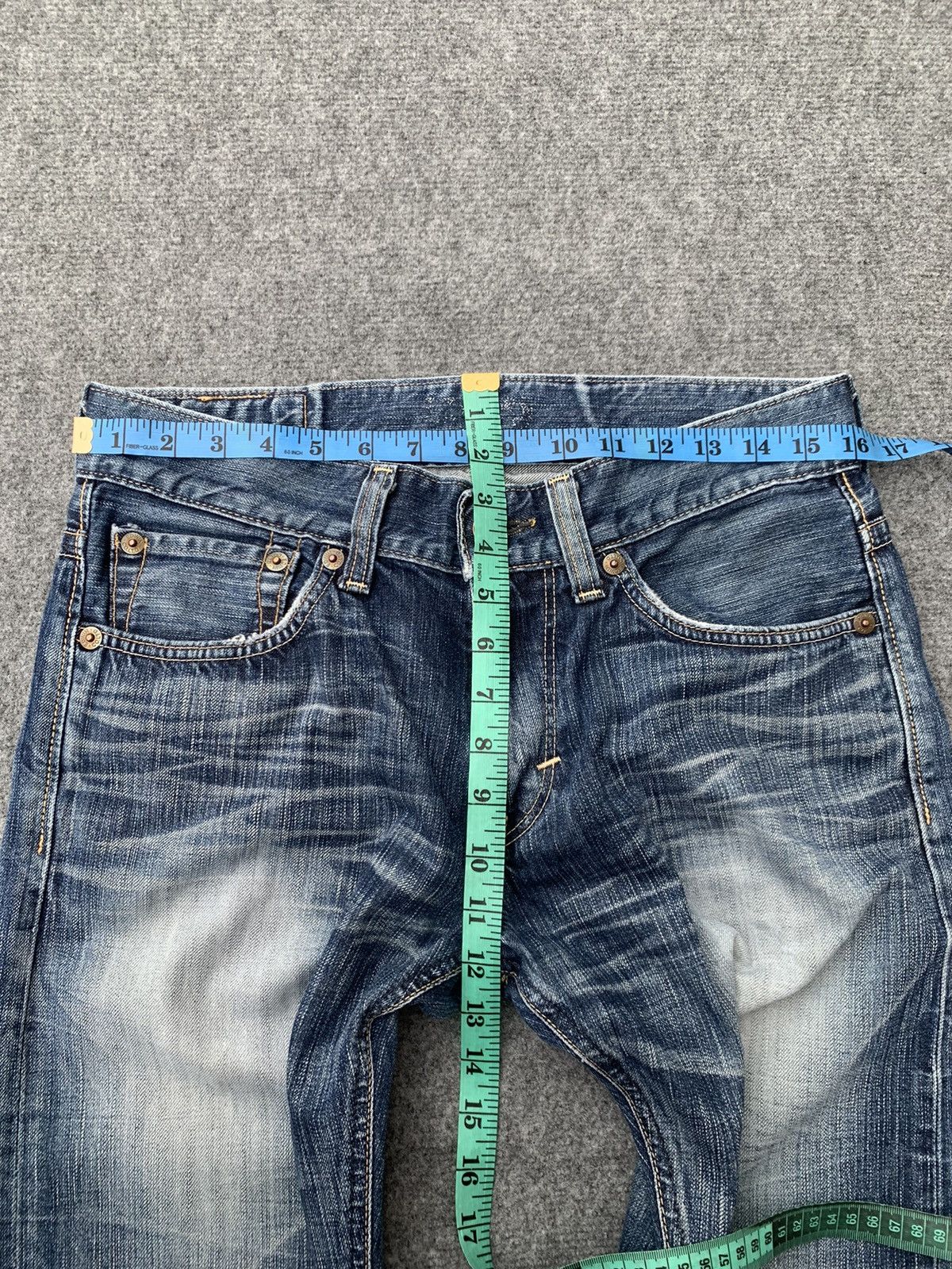 Edwin 90s EDWIN BLUE TRIP NICE FADED. Size US 32 / EU 48 - 11 Thumbnail