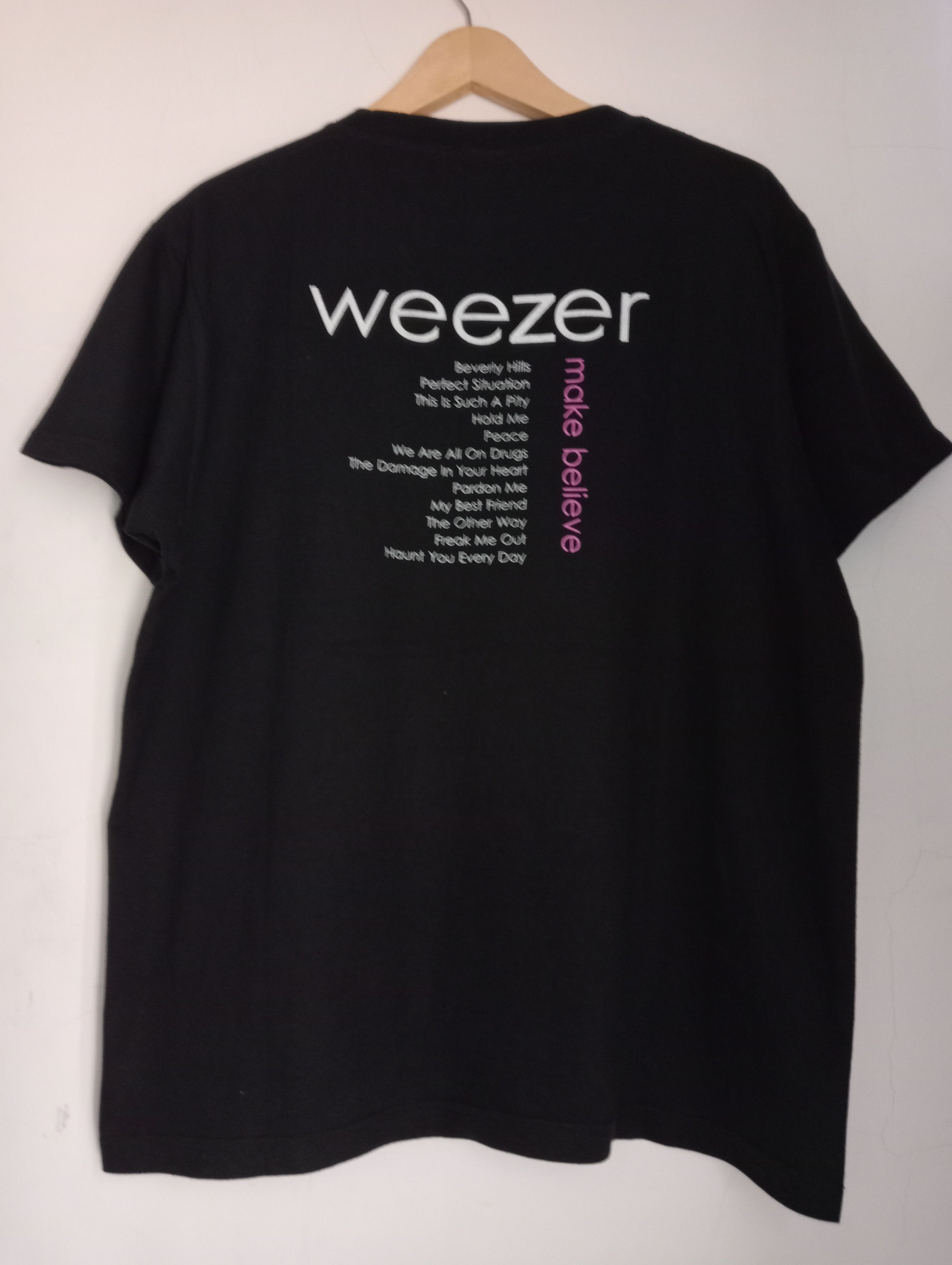Band Tees weezer x vintage x bandtess Size US L / EU 52-54 / 3 - 2 Thumbnail