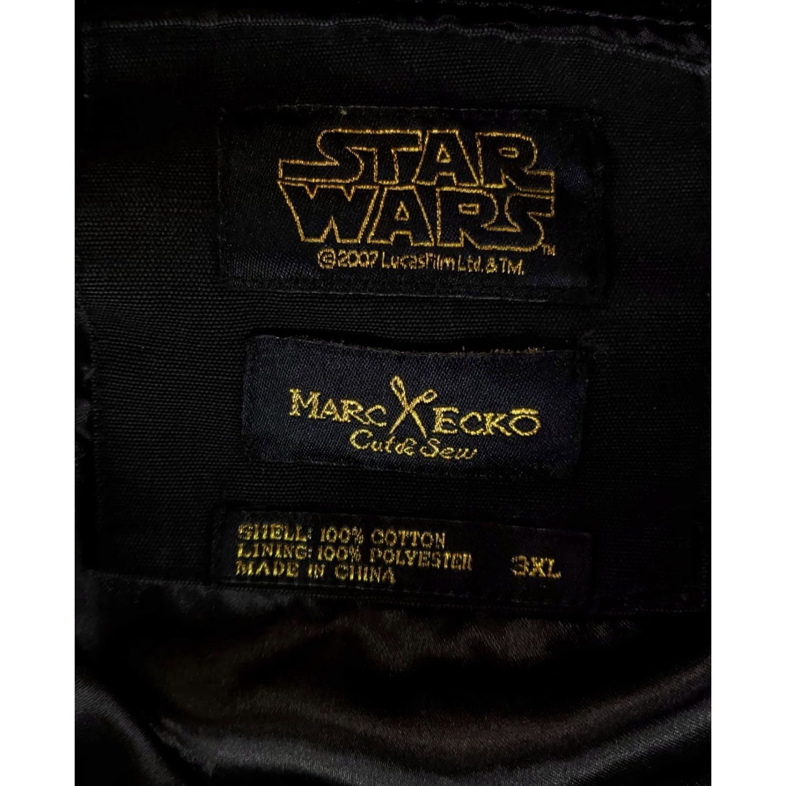 Marcs Marc Ecko Darth Vader Star Wars Full Zip Hoodie Jacket Black Mens 3XL Hooded Zip Sweatshirt Size US XXL / EU 58 / 5 - 5 Thumbnail