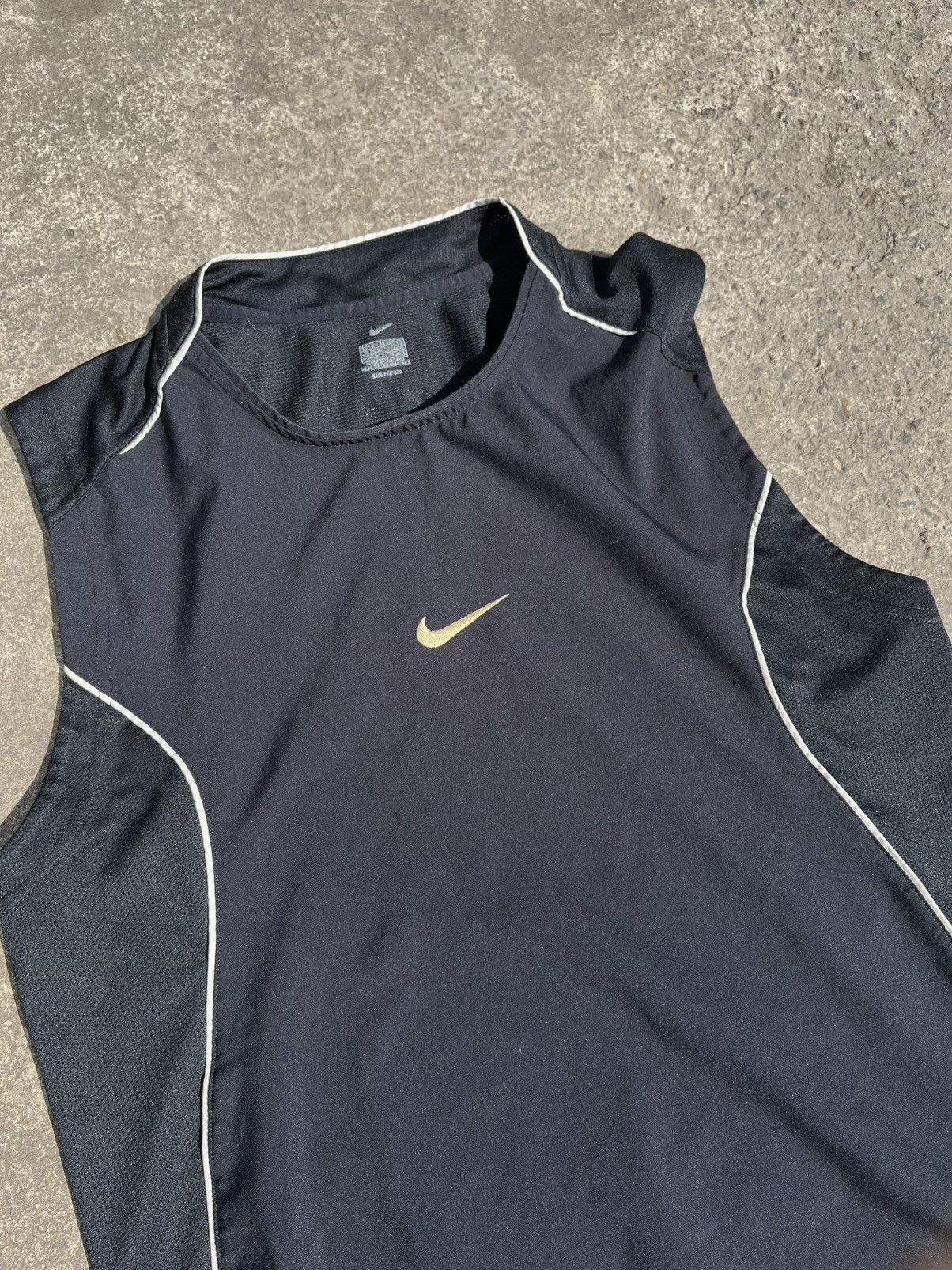 Nike 🥷NIKE TOTAL 90 VINTAGE 00’s NYLON TANK TOP DRI-FIT JERSEY Size US S / EU 44-46 / 1 - 2 Thumbnail