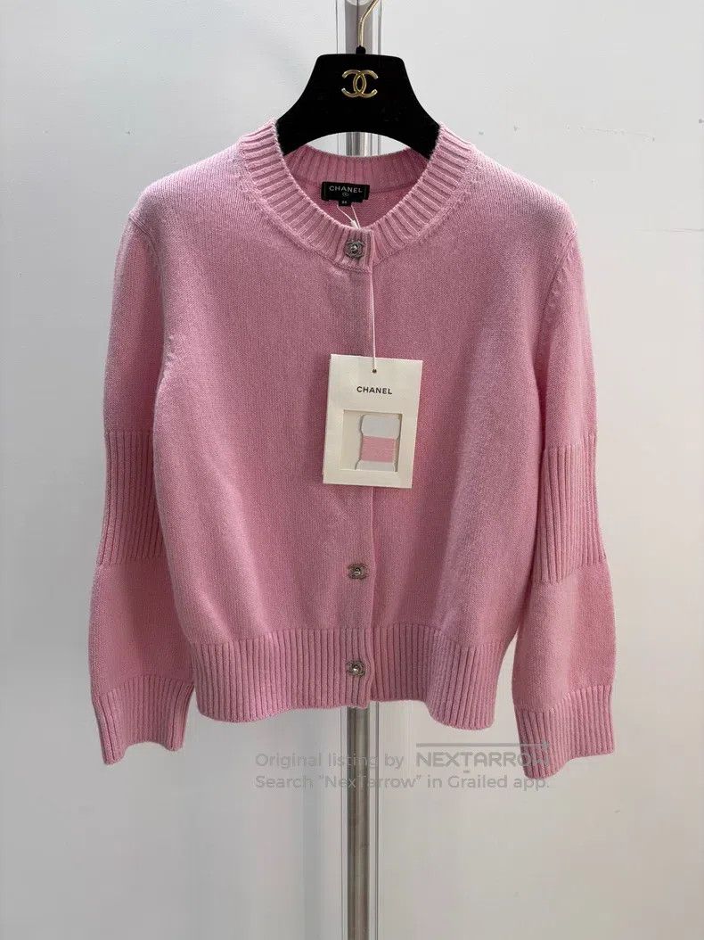Chanel Chanel Pink schoolbag buckle double C buckle cashmere card Size XS / US 0-2 / IT 36-38 - 1 Thumbnail