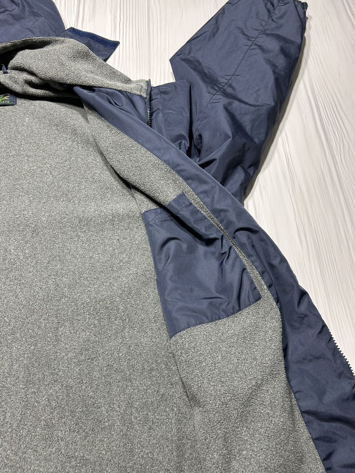Lacoste Vintage Lacoste Nylon/Fleece Jacket Size 54(L-XL) Size US L / EU 52-54 / 3 - 9 Thumbnail