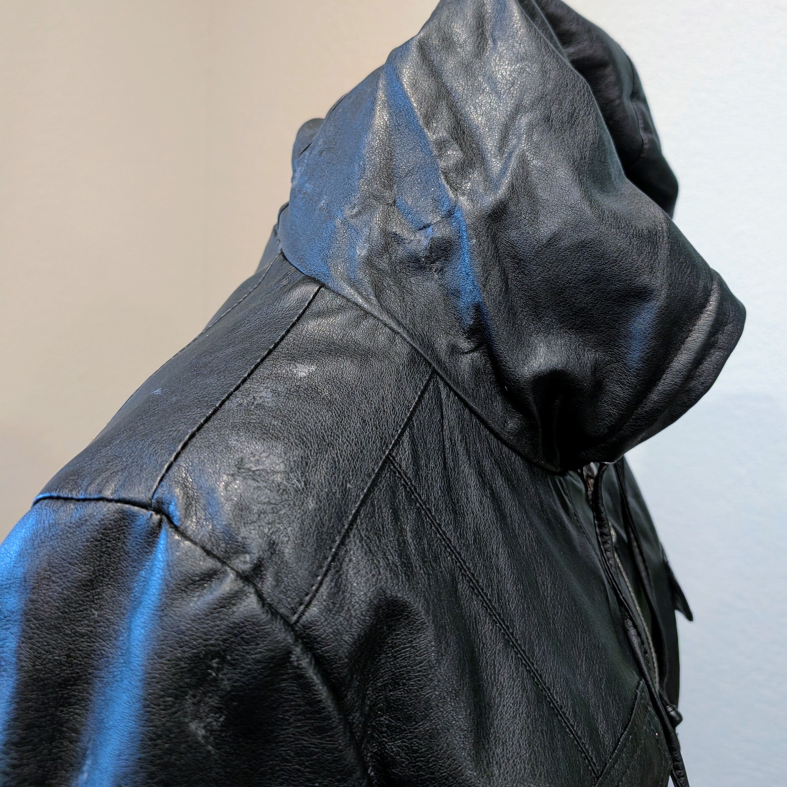 Guess Guess Faux Leather Hooded Motorcycle Jacket Women's Size XL Size XL / US 12-14 / IT 48-50 - 11 Thumbnail