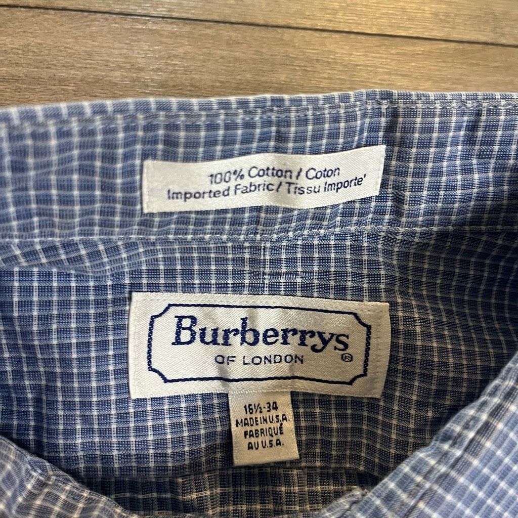 Burberry Burberrys of London Blue Casual Buttonup Shirt Men Large Size US L / EU 52-54 / 3 - 3 Thumbnail