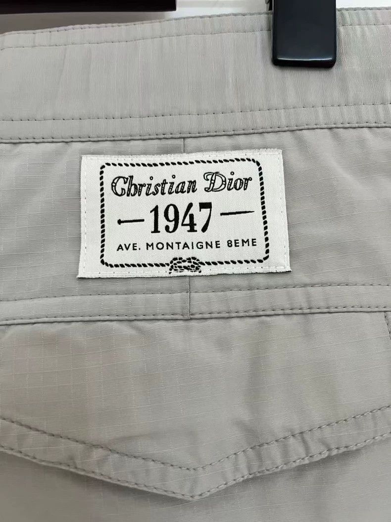 Dior Dior Dior Gray 1947 Logo Lock Shorts-2507 Size 41" - 3 Thumbnail