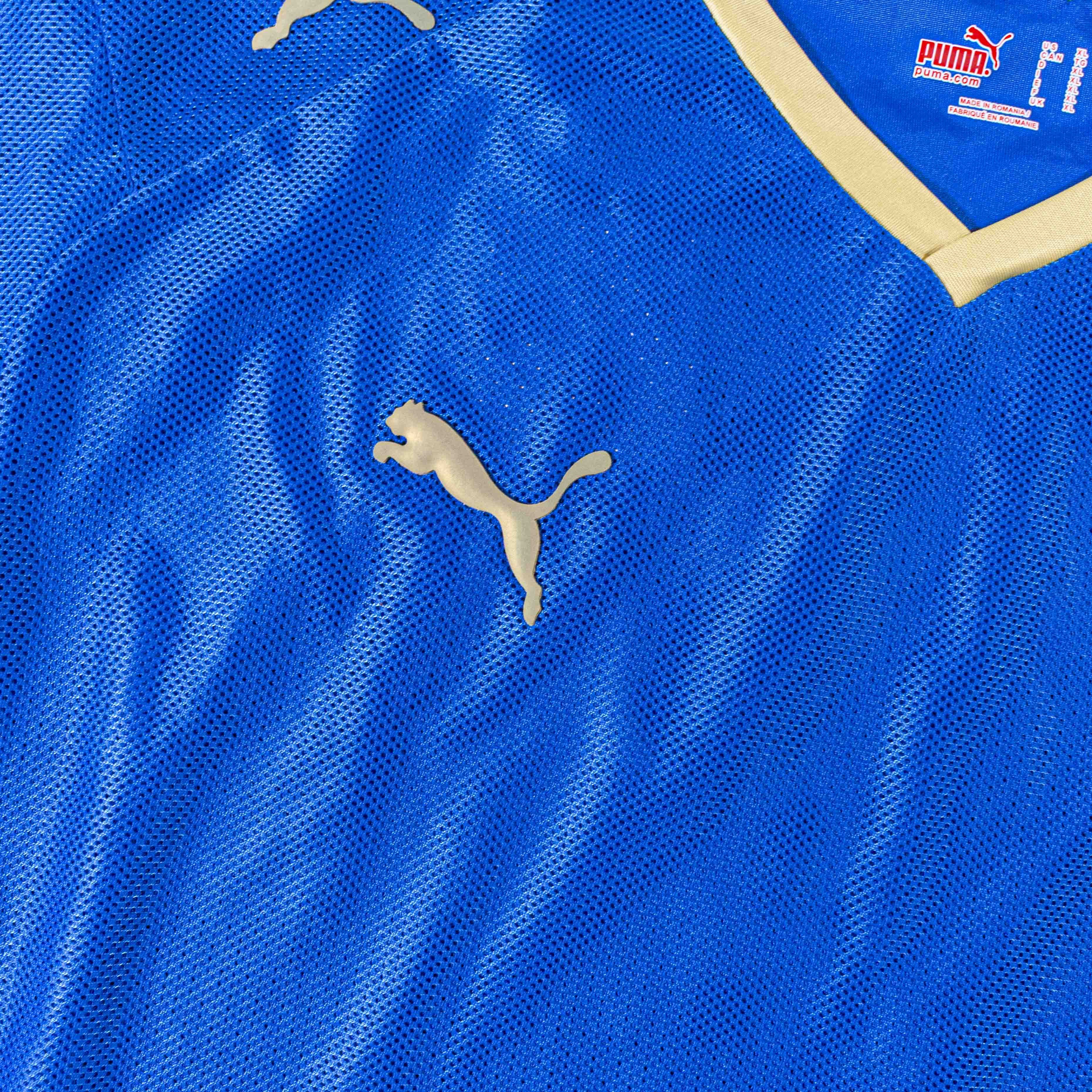 Puma Vintage Puma 2007 2008 Italy Home Jersey Luca Toni 9 Euro Size US XL / EU 56 / 4 - 7 Thumbnail