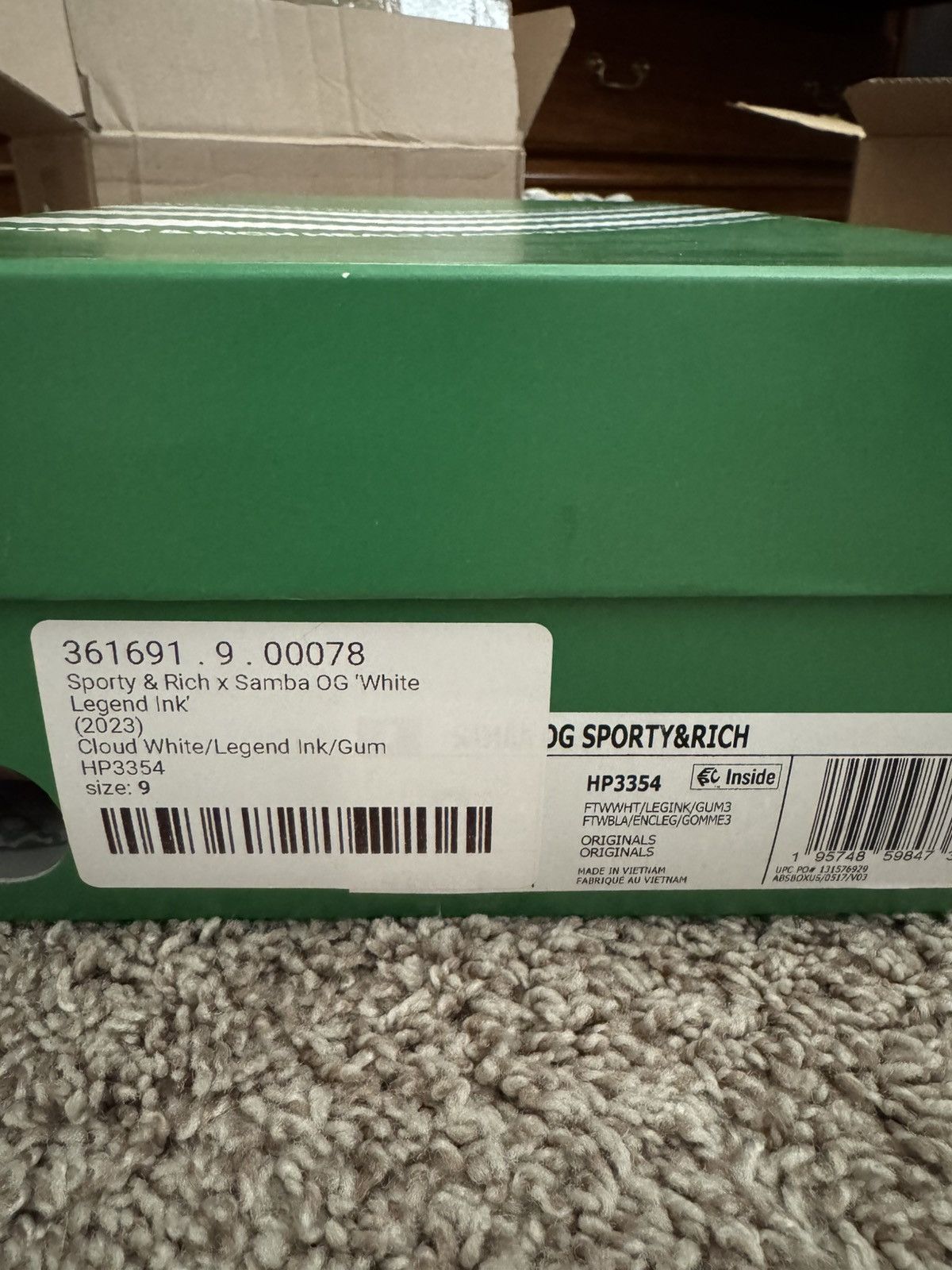 Adidas × Sporty & Rich Sporty & Rich x Samba OG ‘White Legend Ink’ (2023) Size US 9 / EU 42 - 5 Thumbnail