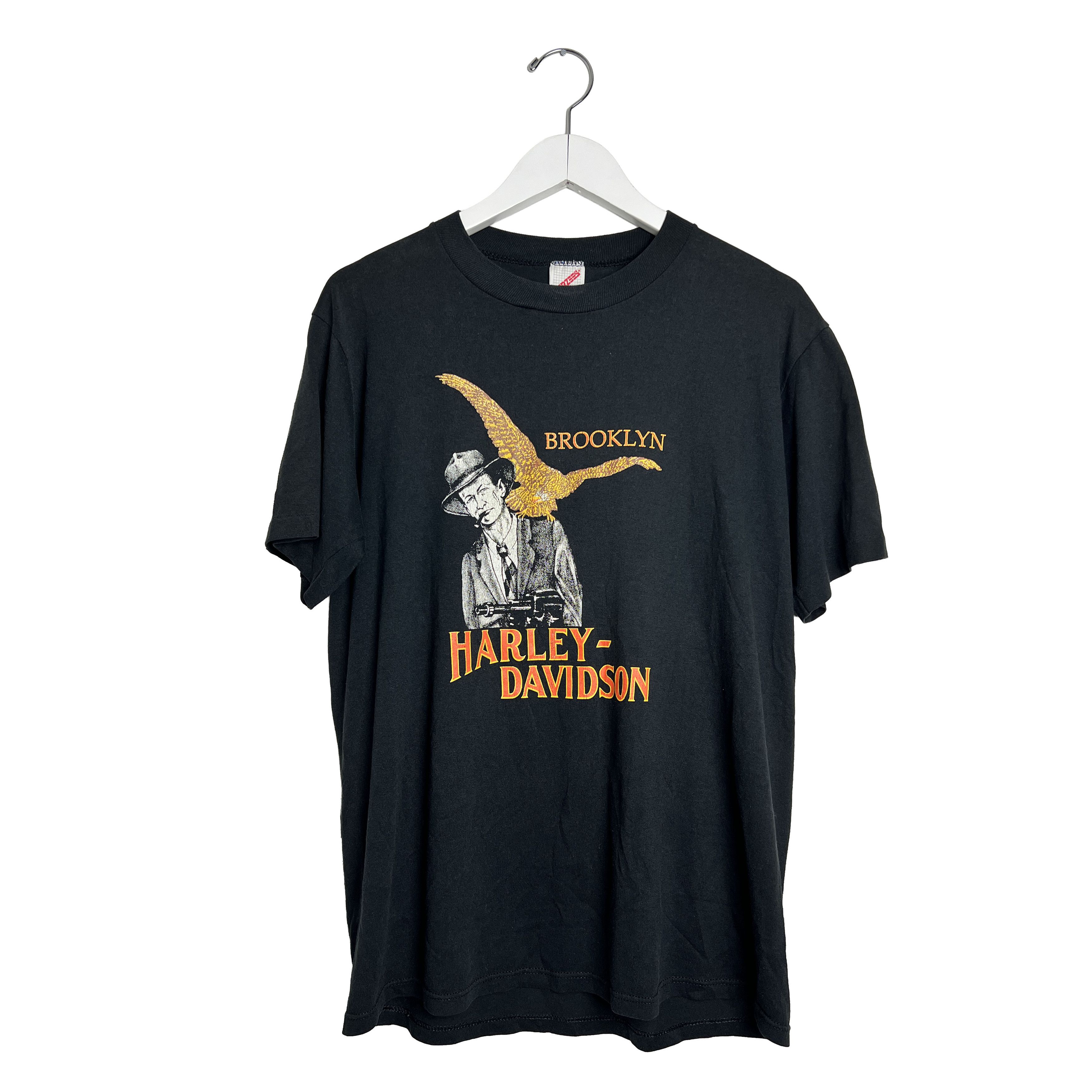 Vintage Rare Harley-Davidson Brooklyn, NY Graphic T-Shirt | Grailed