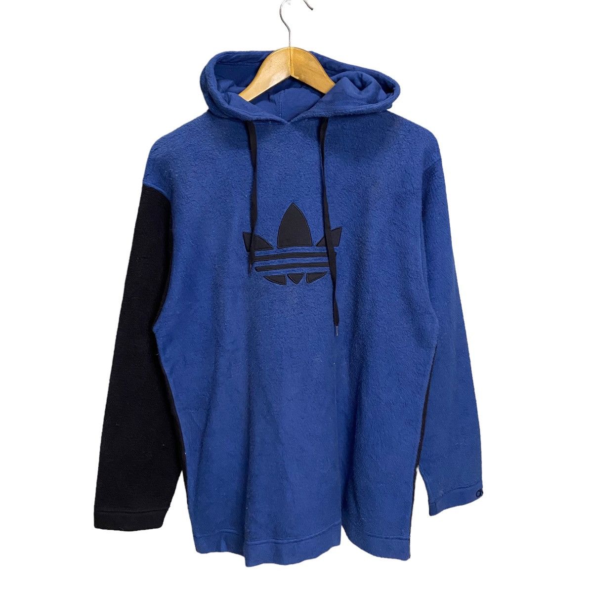 Adidas × Vintage Vintage 90s adidas fleece hoodie big logo Size US M / EU 48-50 / 2 - 1 Thumbnail