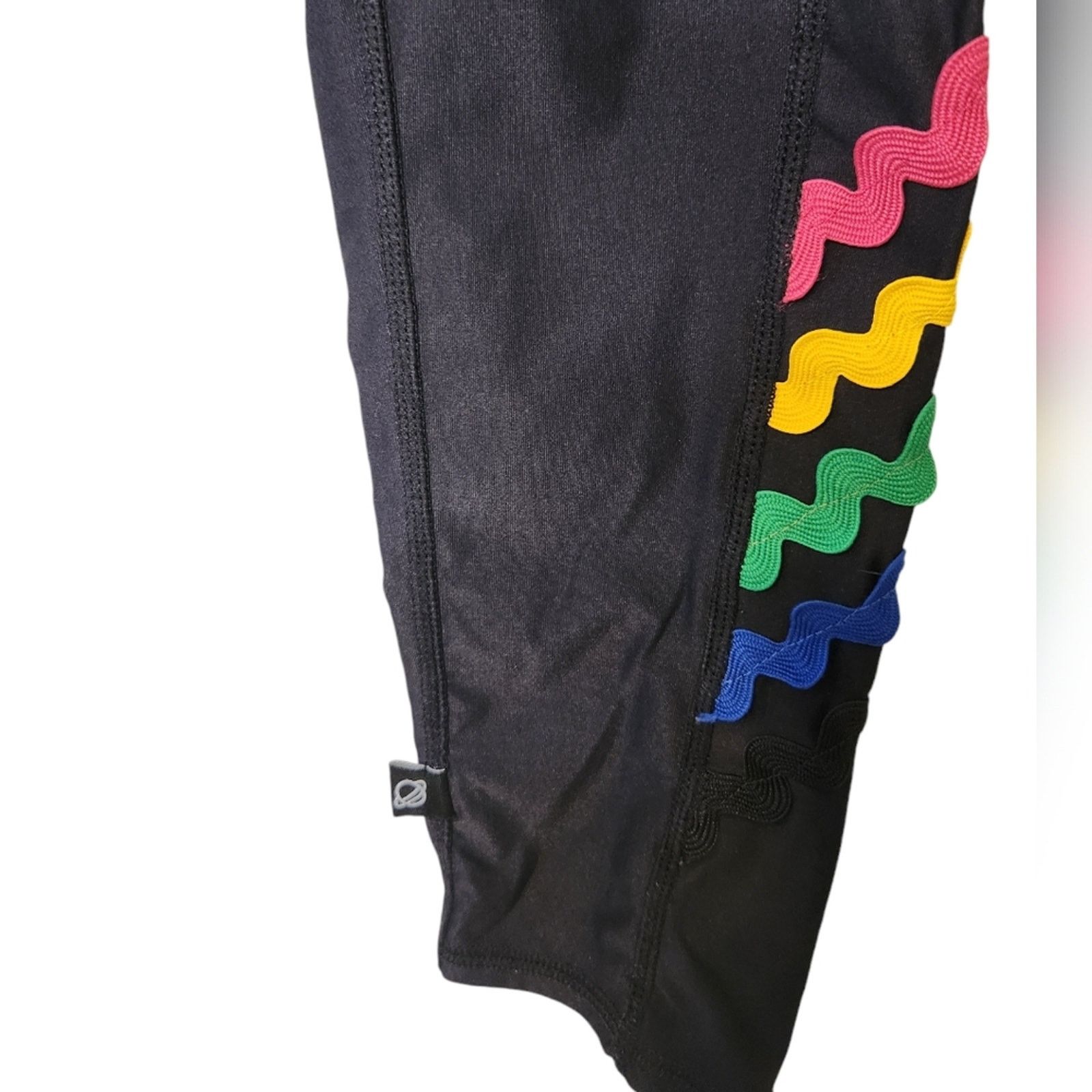 Terez Terez Wavy Rainbow Detail Ankle Leggings Medium Size 28" / US 6 / IT 42 - 3 Thumbnail