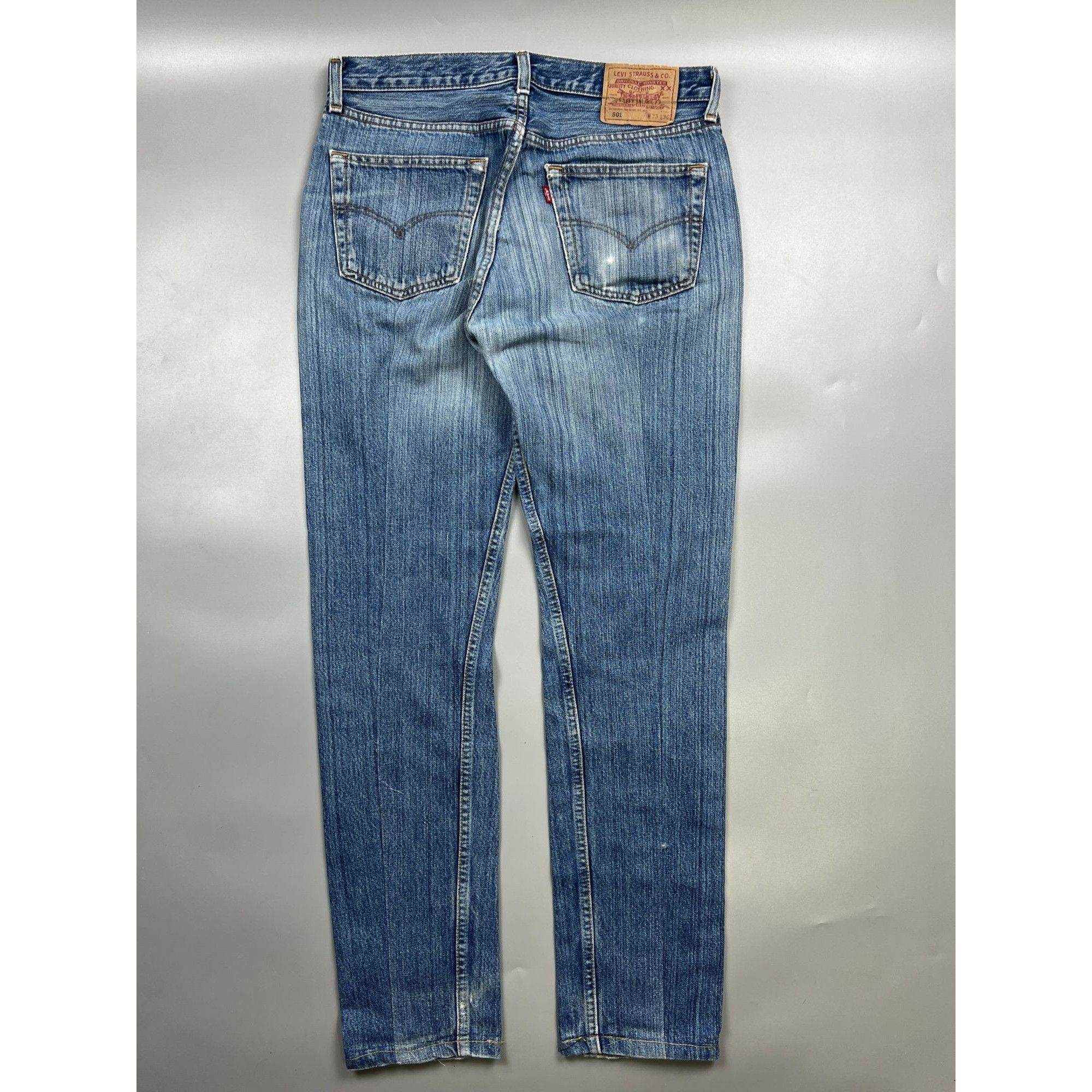 Levi's Levi’s 501 Reworked Distressed Denim Jeans Pants (Y0911) Size US 32 / EU 48 - 13 Thumbnail