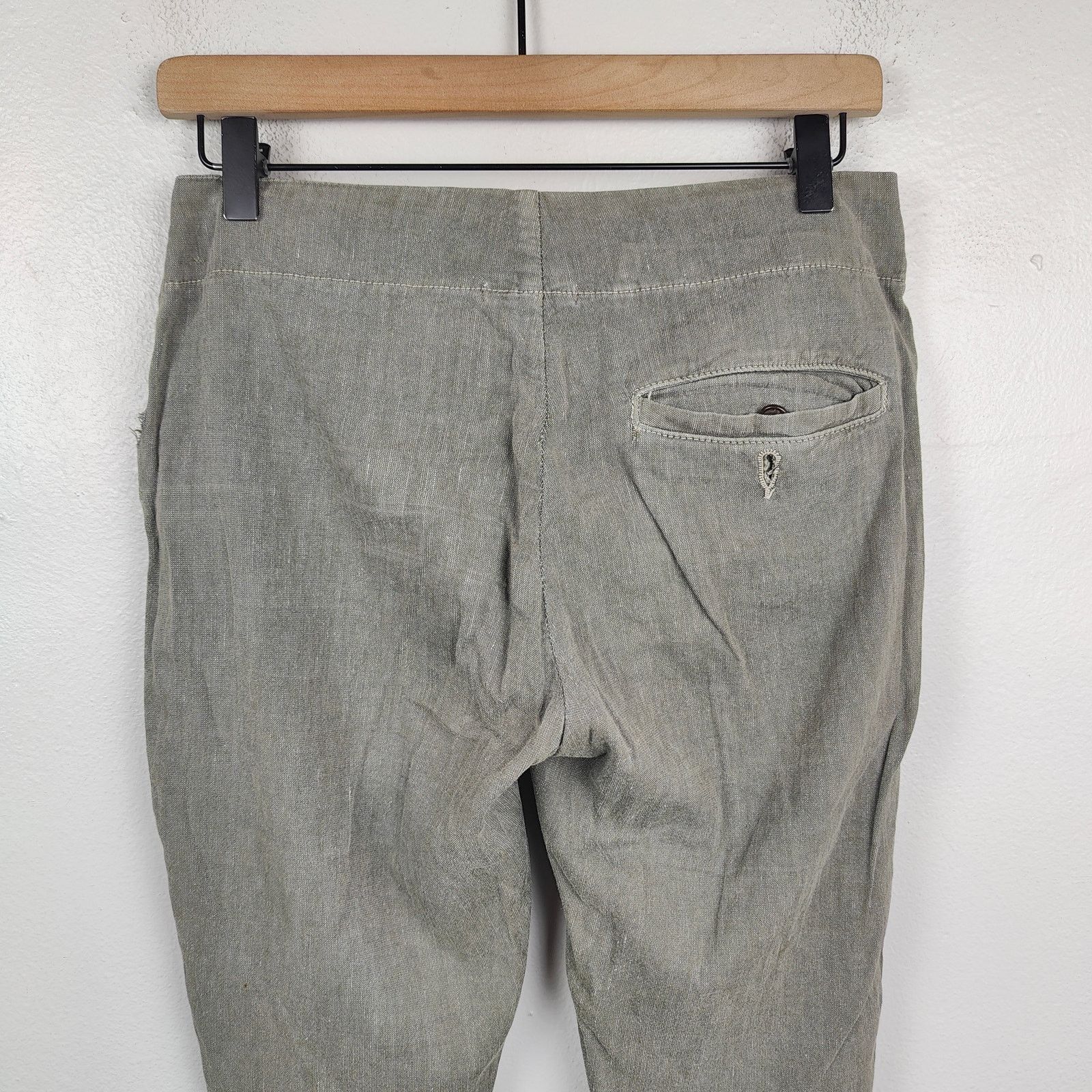 James Perse Standard James Perse Cotton Linen Pants Womens Small 1 Size 28" / US 6 / IT 42 - 6 Thumbnail