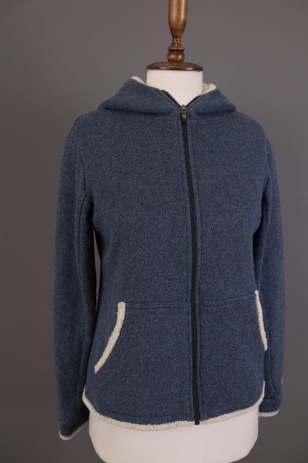 Kuhl Kuhl Blue Alfpaca Fleece Full Zip Hooded Fur Jacket Size S Size S / US 4 / IT 40 - 7 Thumbnail