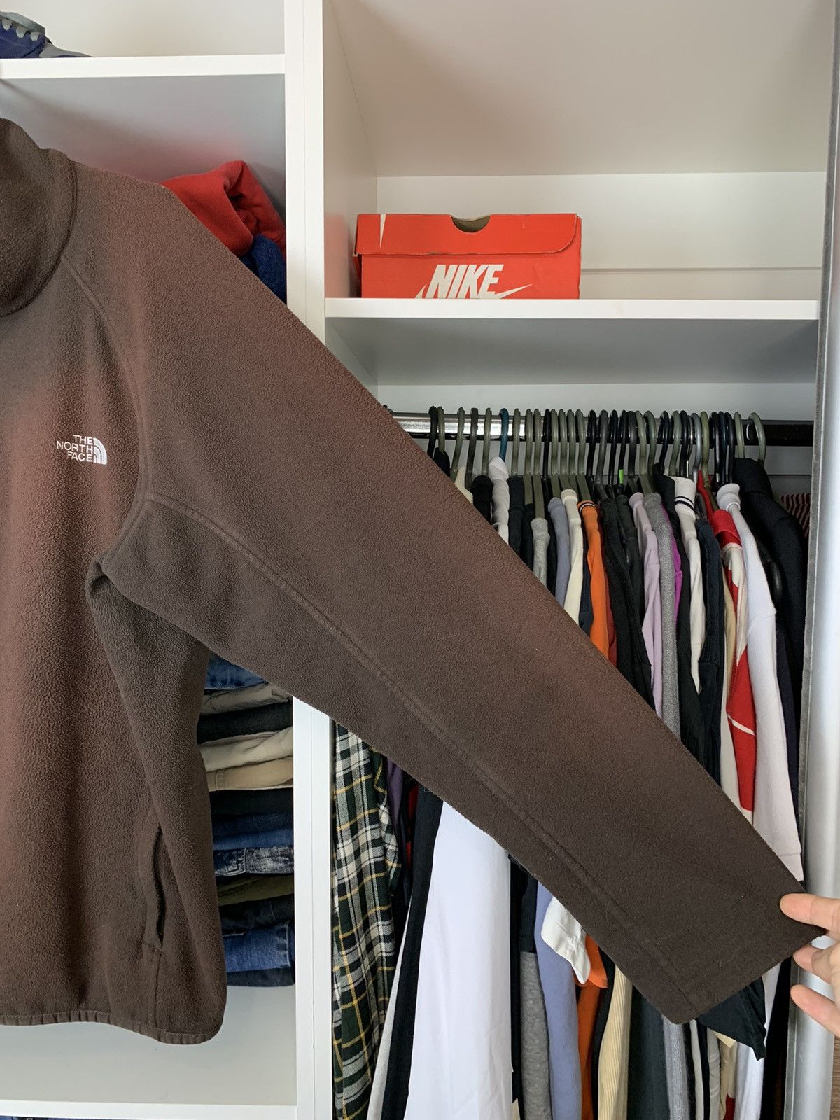 The North Face × Vintage Vintage The North Face Sun Faded Brown Fleece Size US XL / EU 56 / 4 - 10 Thumbnail