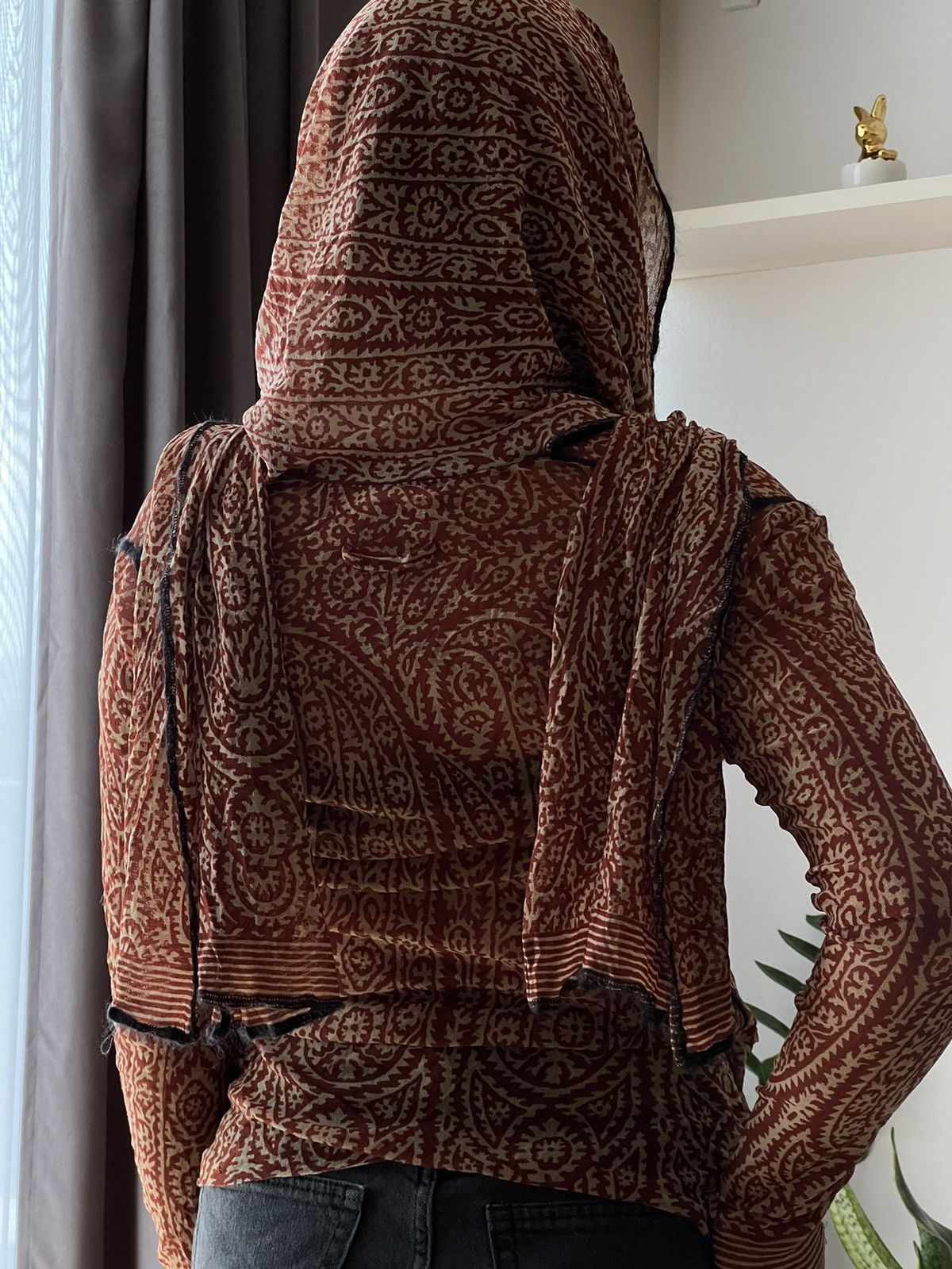 Jean Paul Gaultier Jean Paul Gaultier Vintage 2000 Mesh Cardigan Attached Scarf Size M / US 6-8 / IT 42-44 - 1 Thumbnail