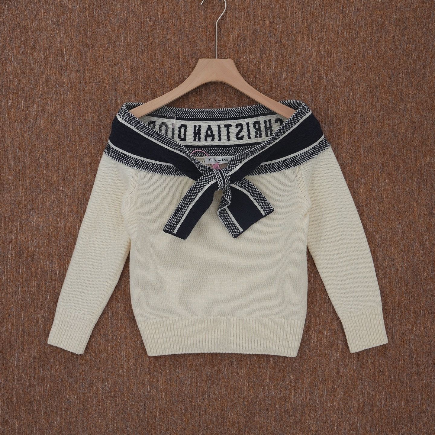 Dior Dior Bow Detail Wool Cashmere Sweater Size 38 Size S / US 4 / IT 40 - 1 Thumbnail