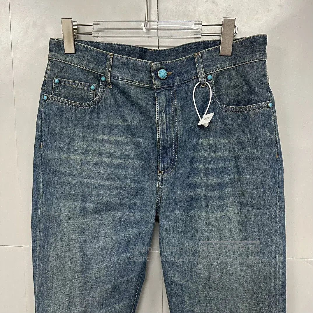 Louis Vuitton Louis Vuitton Vintage Flare Denim Pants 31. Size 31" - 2 Thumbnail